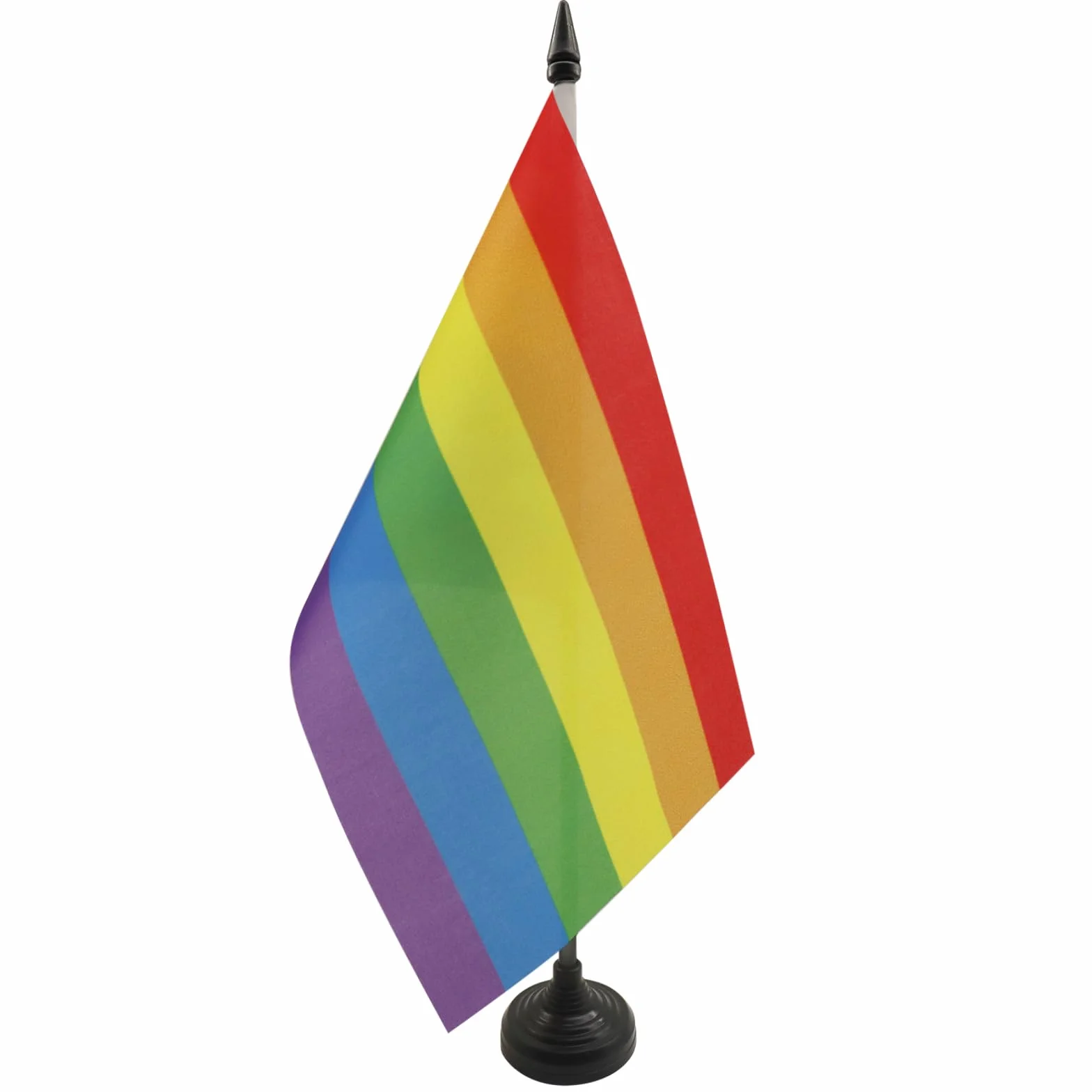 AZ FLAG Bandiera Da Tavolo Arcobaleno 21x14 cm Rainbow Flag Gay
