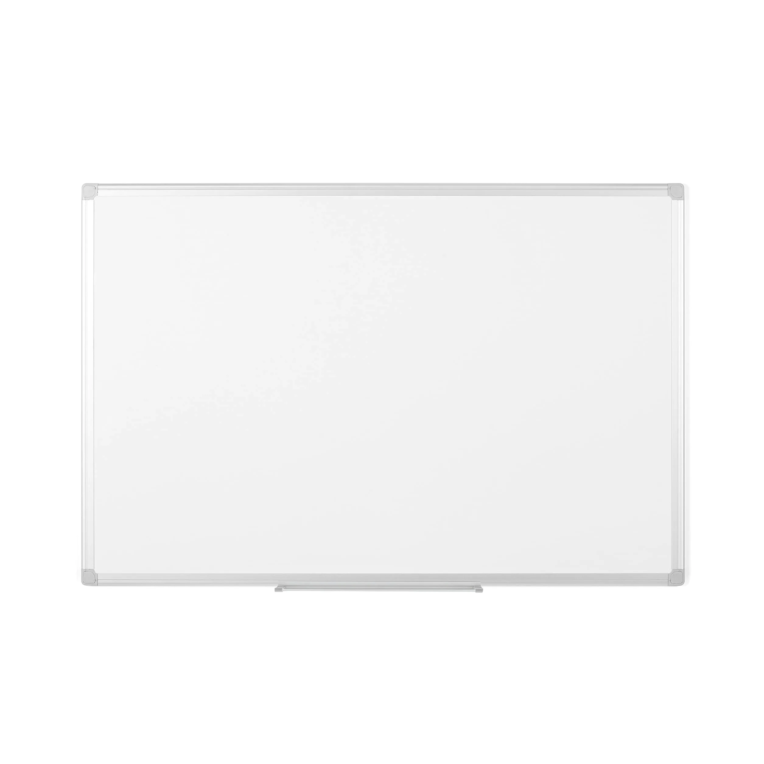 Bi-Office Lavagna Bianca Earth, Lavagna Ecologica Magnetica, Superficie In Acciaio Smaltato, Magnetica ed Cancellabile a Secco Con Cornice In Alluminio, 90 x 60 cm