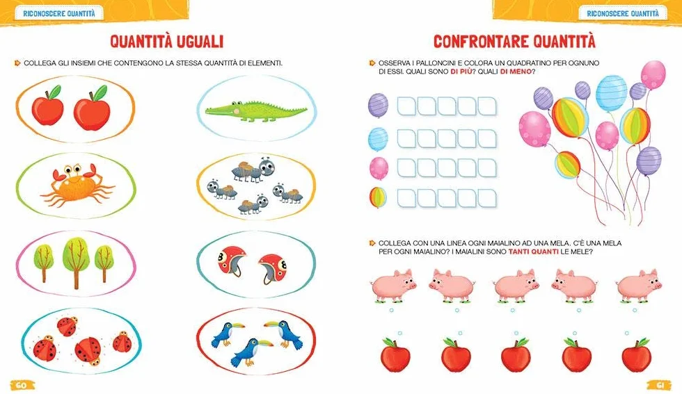 Vado in prima: Attività, giochi, pregrafismi, lettere e numeri
