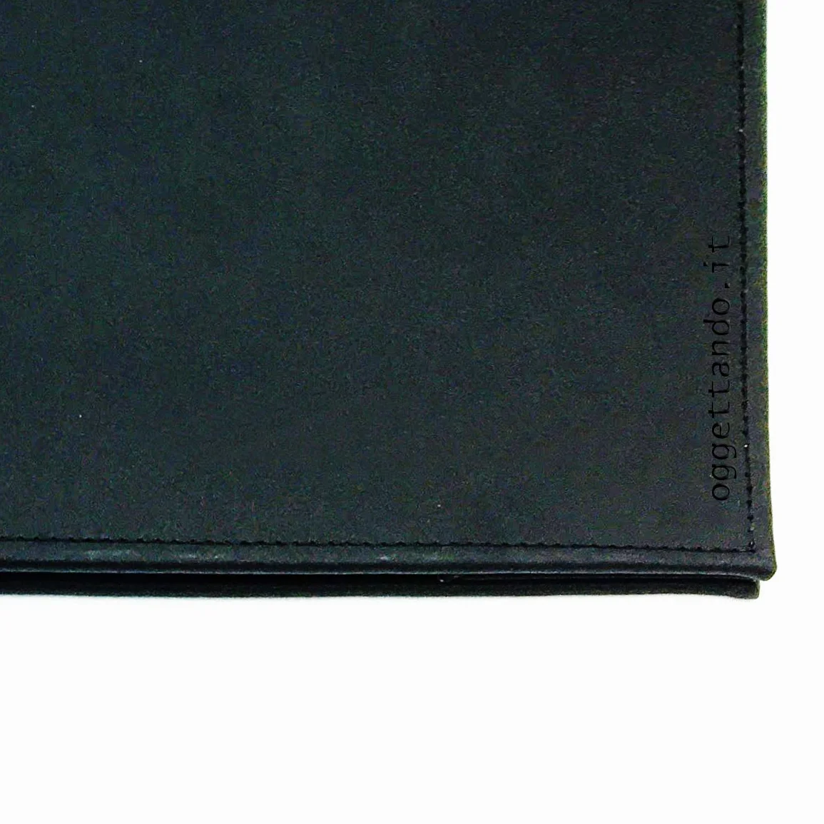 OGGETTANDO SOTTOMANO PERSONALIZZABILE per scrivania ECOPELLE Nero