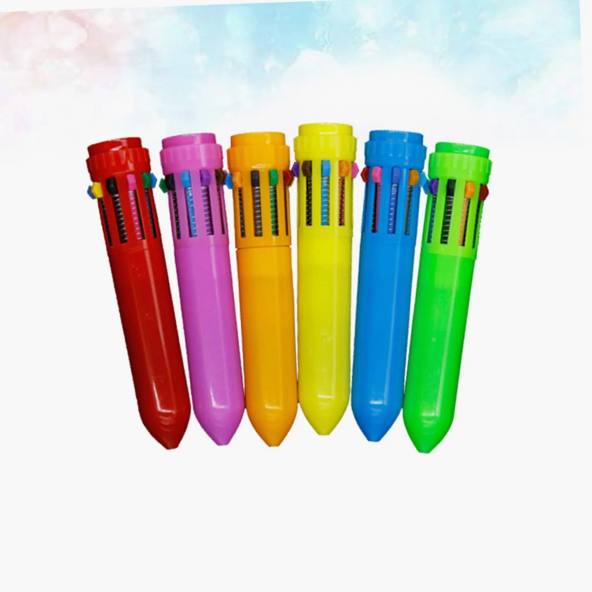 Operitacx 24pezzi Penne Sfera Retrattili Di Penne Per Scuola e Ufficio Con Assortiti Per Scrittura e Confortevole