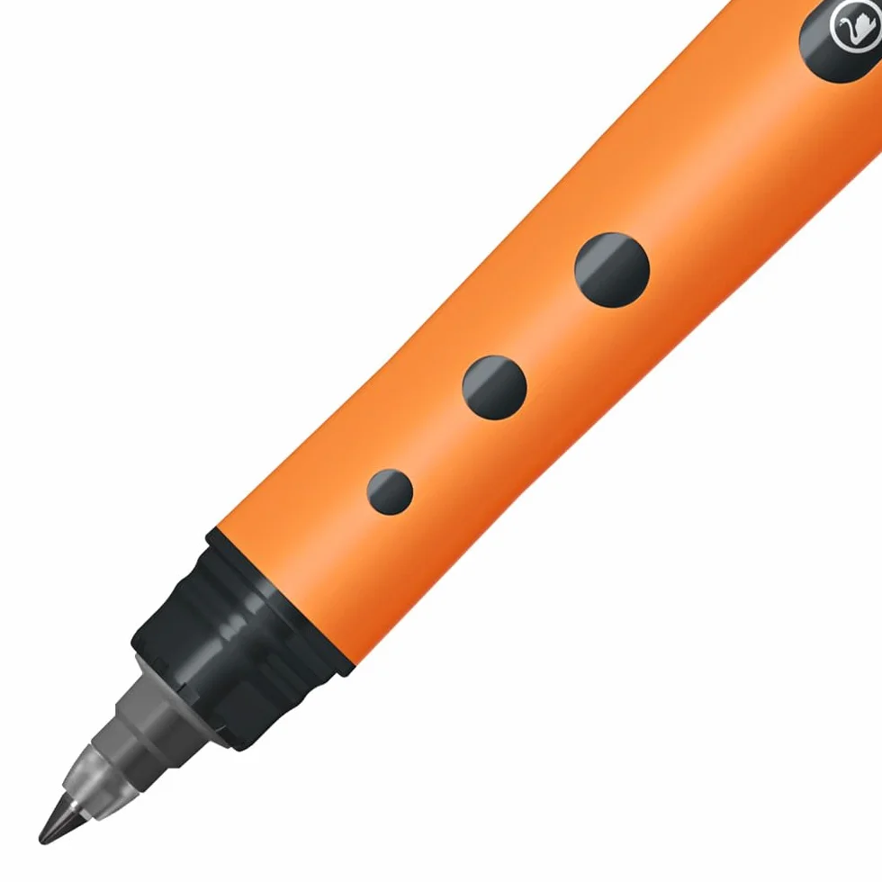 STABILO worker+ medium - Penna Roller - Tratto 0,5 mm - Confezione da 10 - Nero