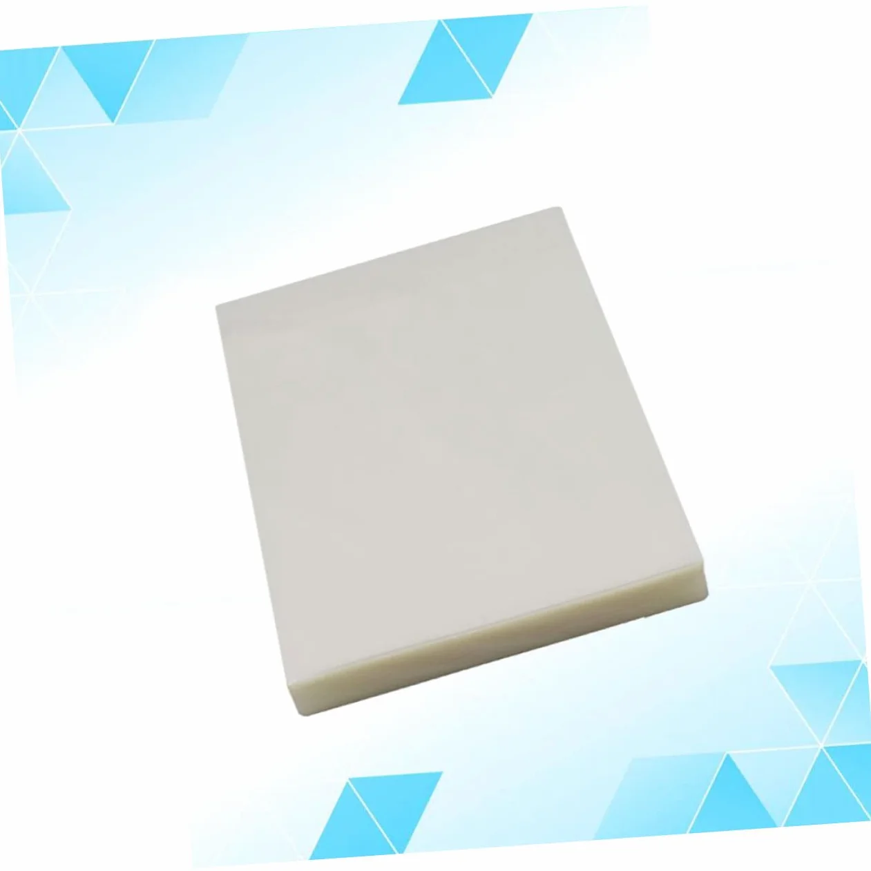 Pellicole di Laminazione Termica Trasparenti 100 Pezzi Pet Bianco | Anti-riflesso, Alta Chiarezza, Impermeabili, Sigillano e Proteggono Documenti, Formato