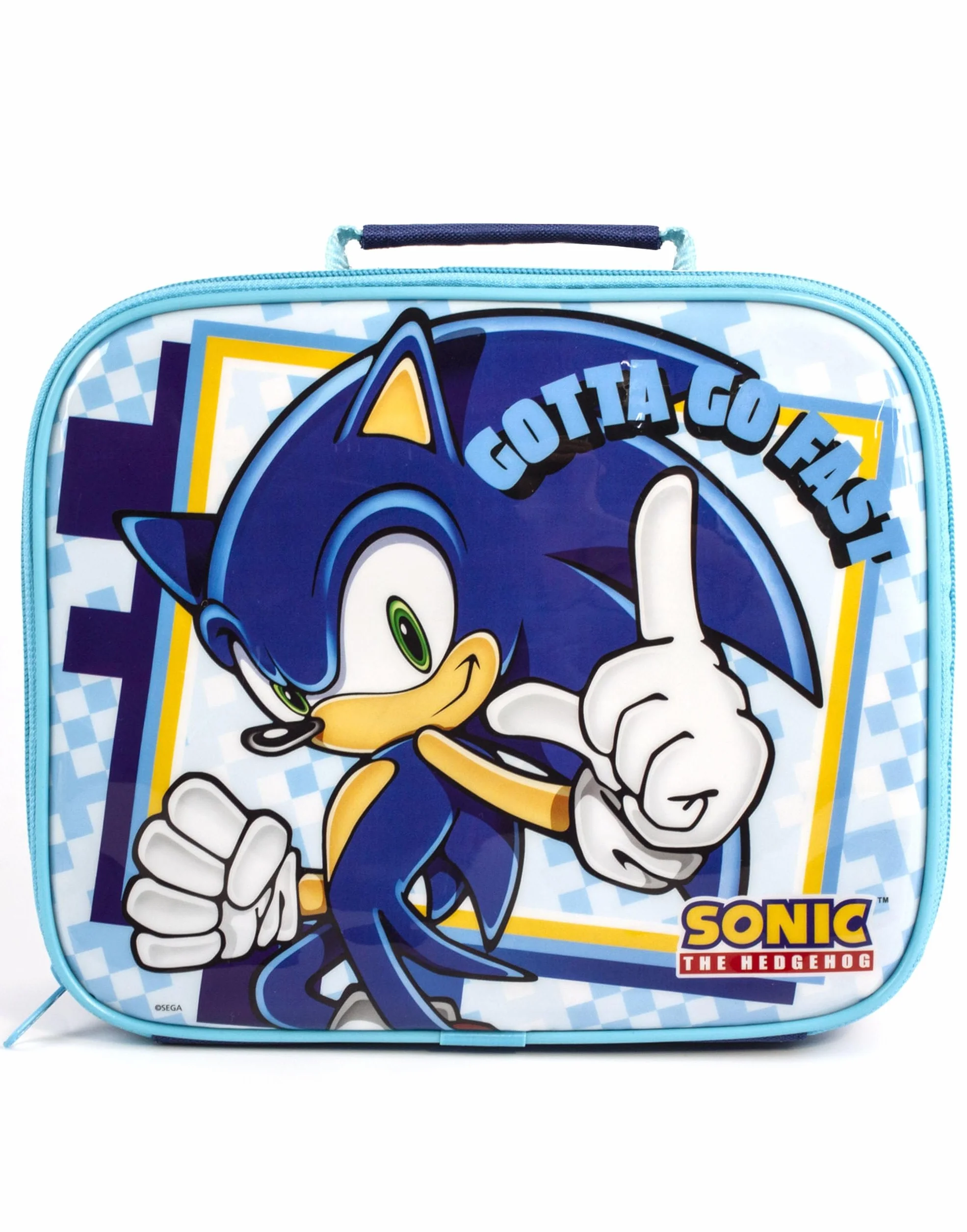 Sonic The Hedgehog sacco pranzo Set bambini (borsa, bottiglia d'acqua, snack) One Size