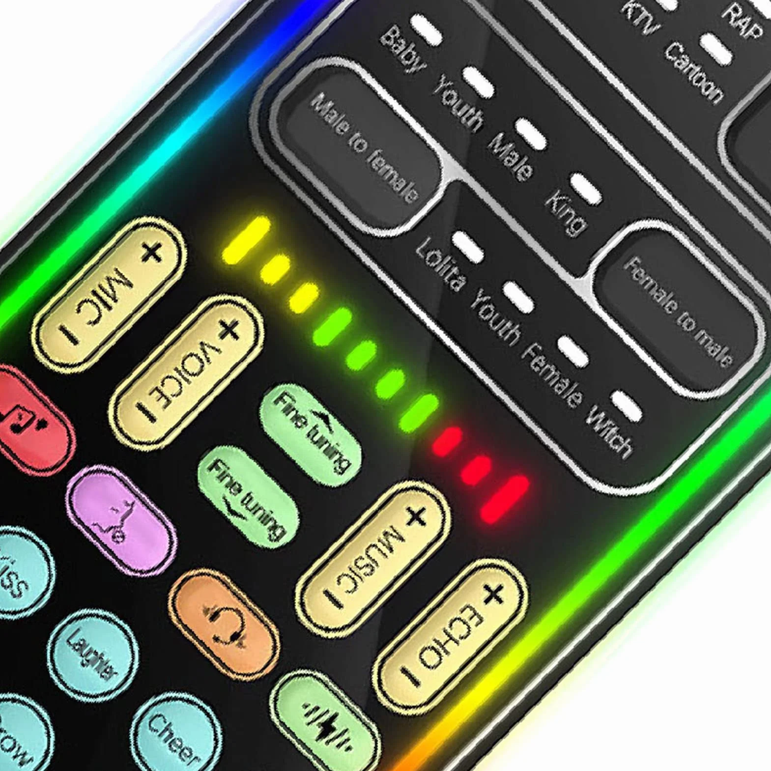 Dispositivo Cambia Voce Portatile, Scheda Portatile Multifunzionale per Trasmissione in Diretta, Mascheratore Vocale per Effetti Multifunzionali per Telefoni Cellulari, PC,