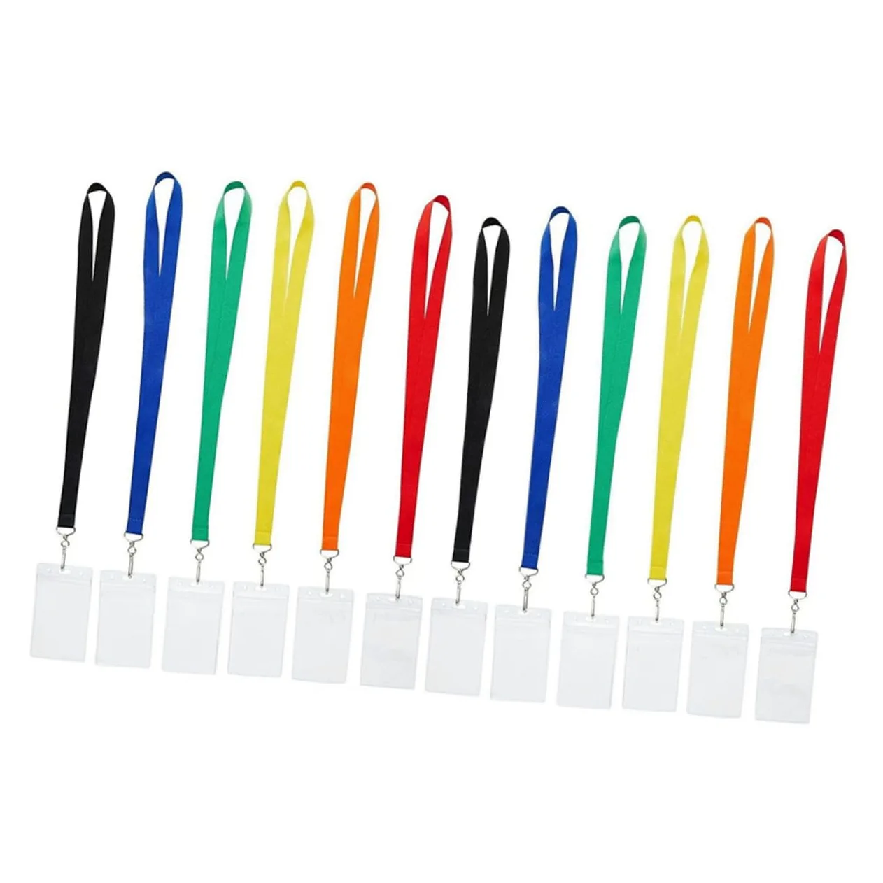 NUOBESTY 2 Set Di Eleganti Custodie Con Cordino Porta Badge Portatile Per Badge Identificativi E Biglietti Da Visita
