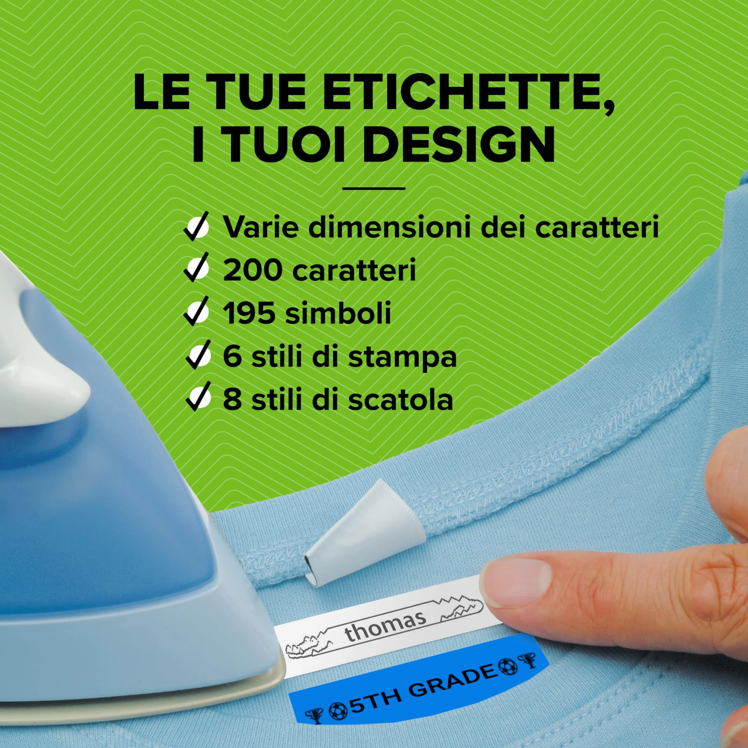 DYMO LetraTag LT-100T Etichettatrice palmare con tastiera ABC e display LCD 13 caratteri