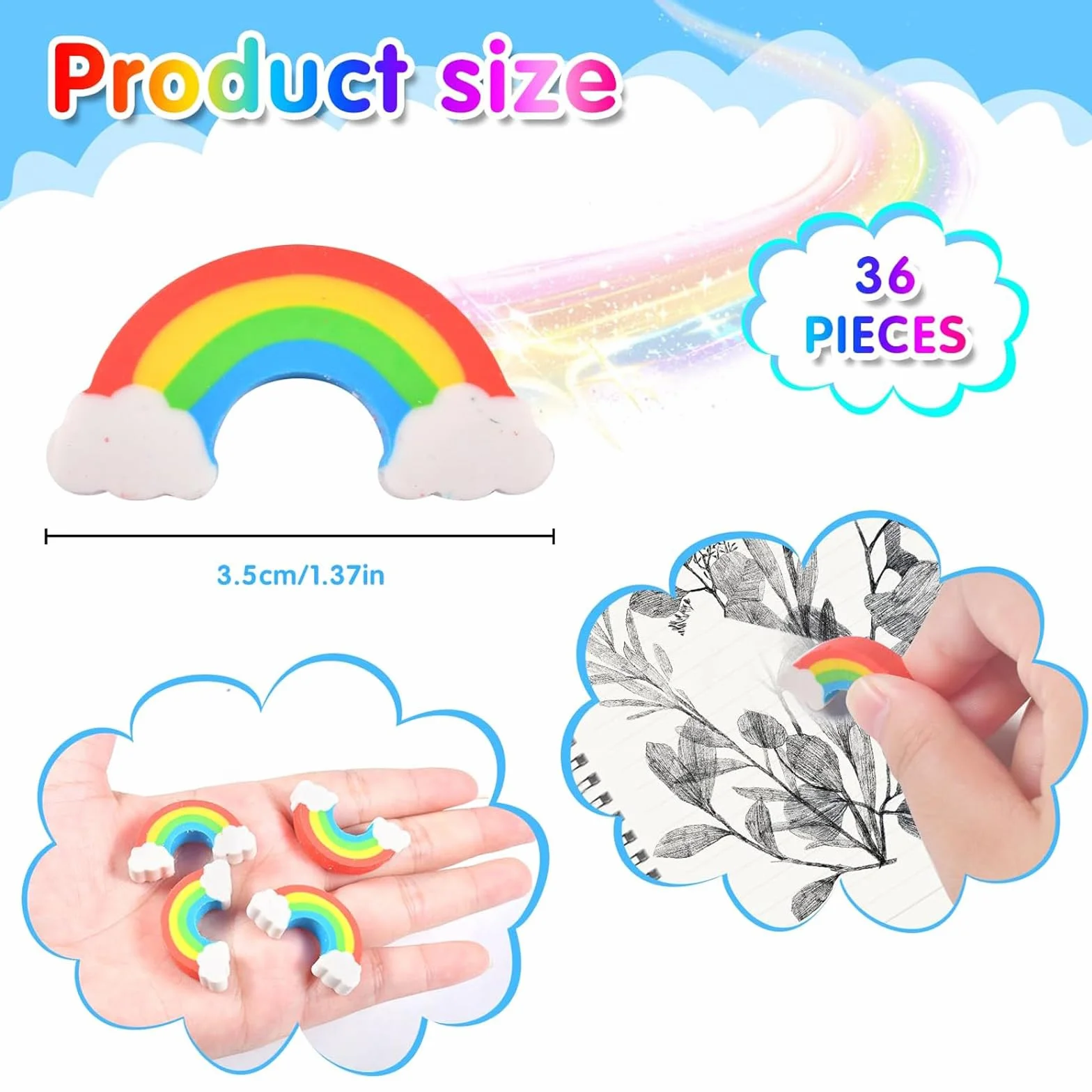 Matite Arcobaleno Set per Bambini 30 Pezzi Multicolori per Disegno Colorazione