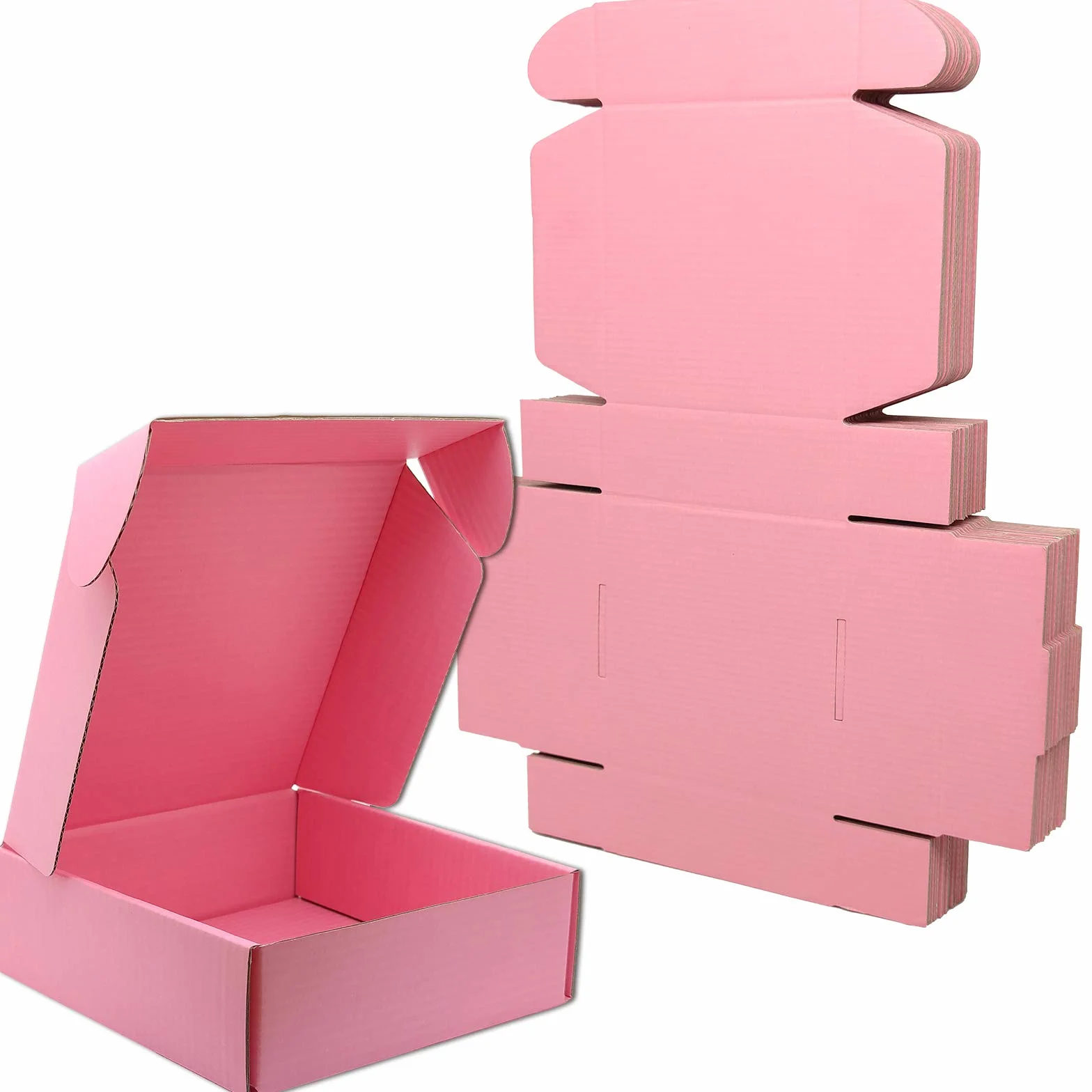 Scatole di Cartone per Spedizioni Piccole Regalo 15x15x5 cm Rosa 25 pezzi
