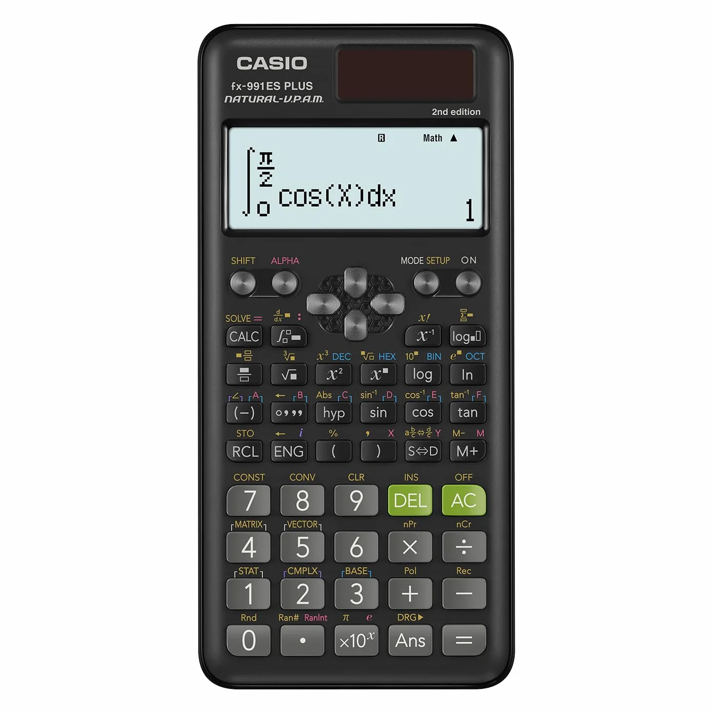 Casio fx-991ES PLUS 2 Calcolatrice Scientifica 417 Funzioni Display Naturale