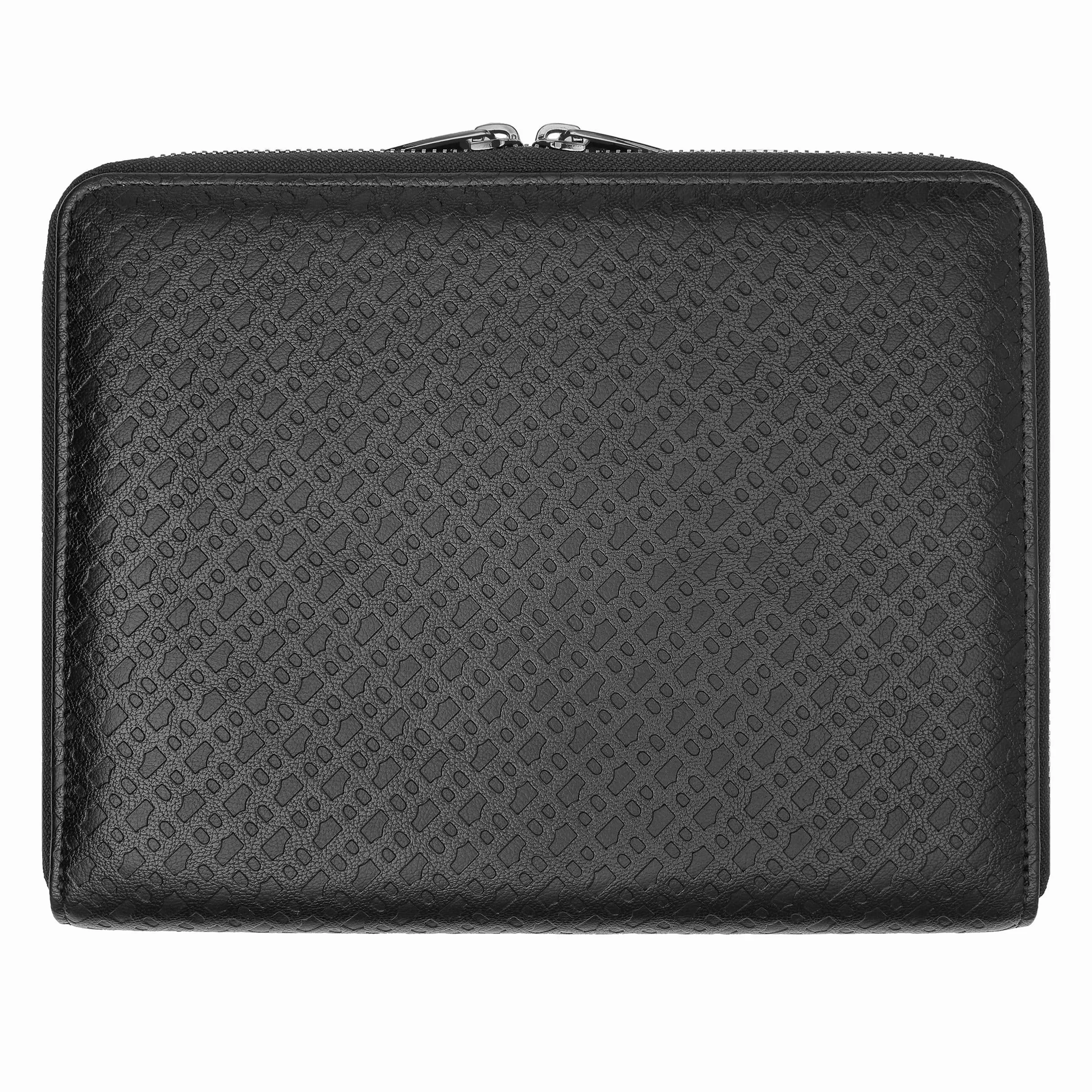 Hugo Boss Cartelletta A5 Pelle Monogram Zip Nero