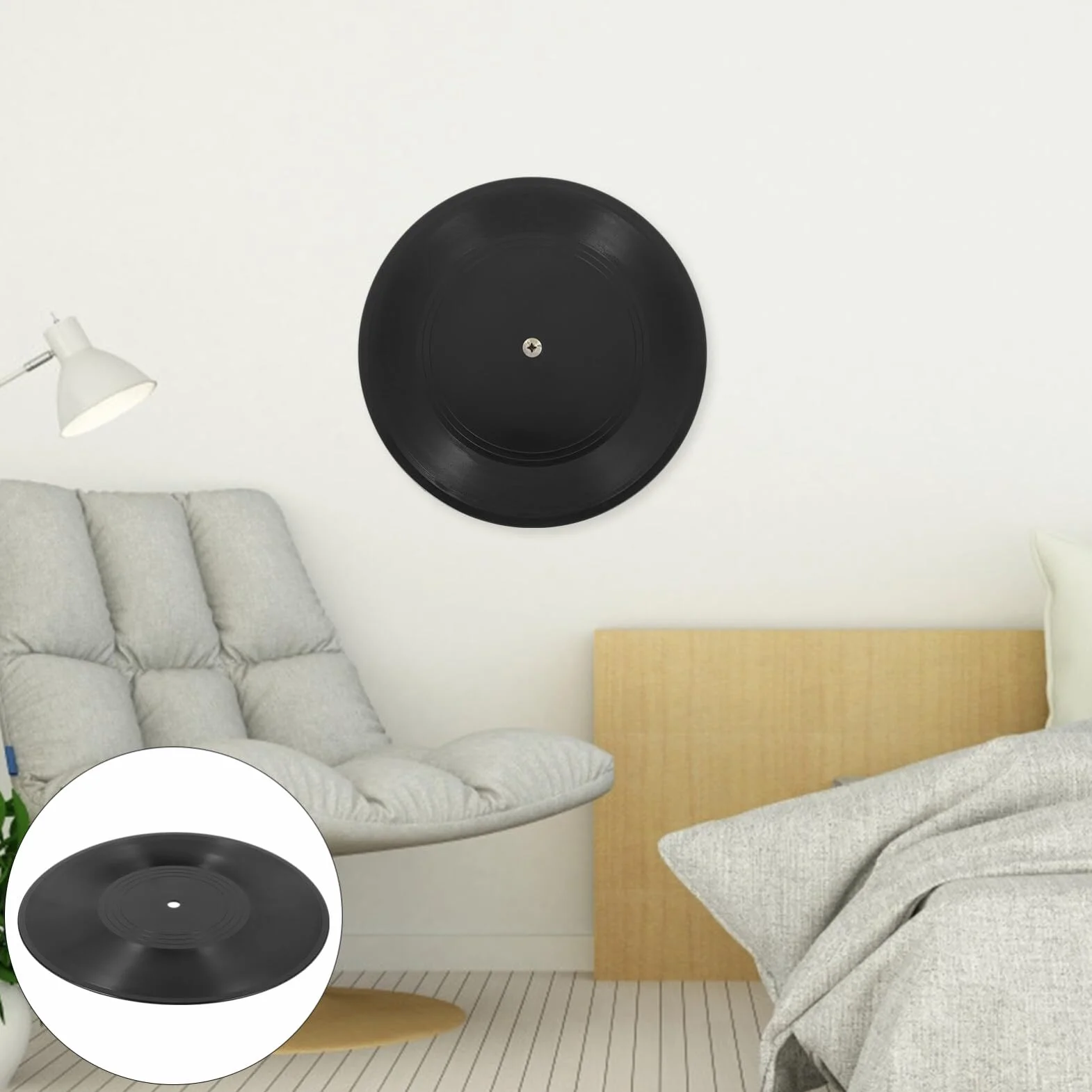 Gadpiparty 12 Pollice Vuoto Vinile Decorazione Parete Dischi Falso Artigianato Estetica Casa