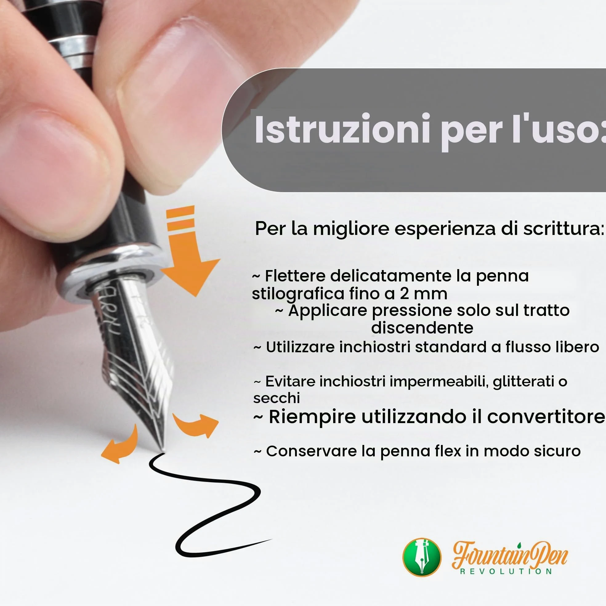 FPR #6 Due toni EF Ultra Flex – Pennini per penna stilografica personalizzati con tocco ultra flessibile – Punta flessibile in acciaio inossidabile liscio – Pennini da calligrafia extra sottili per