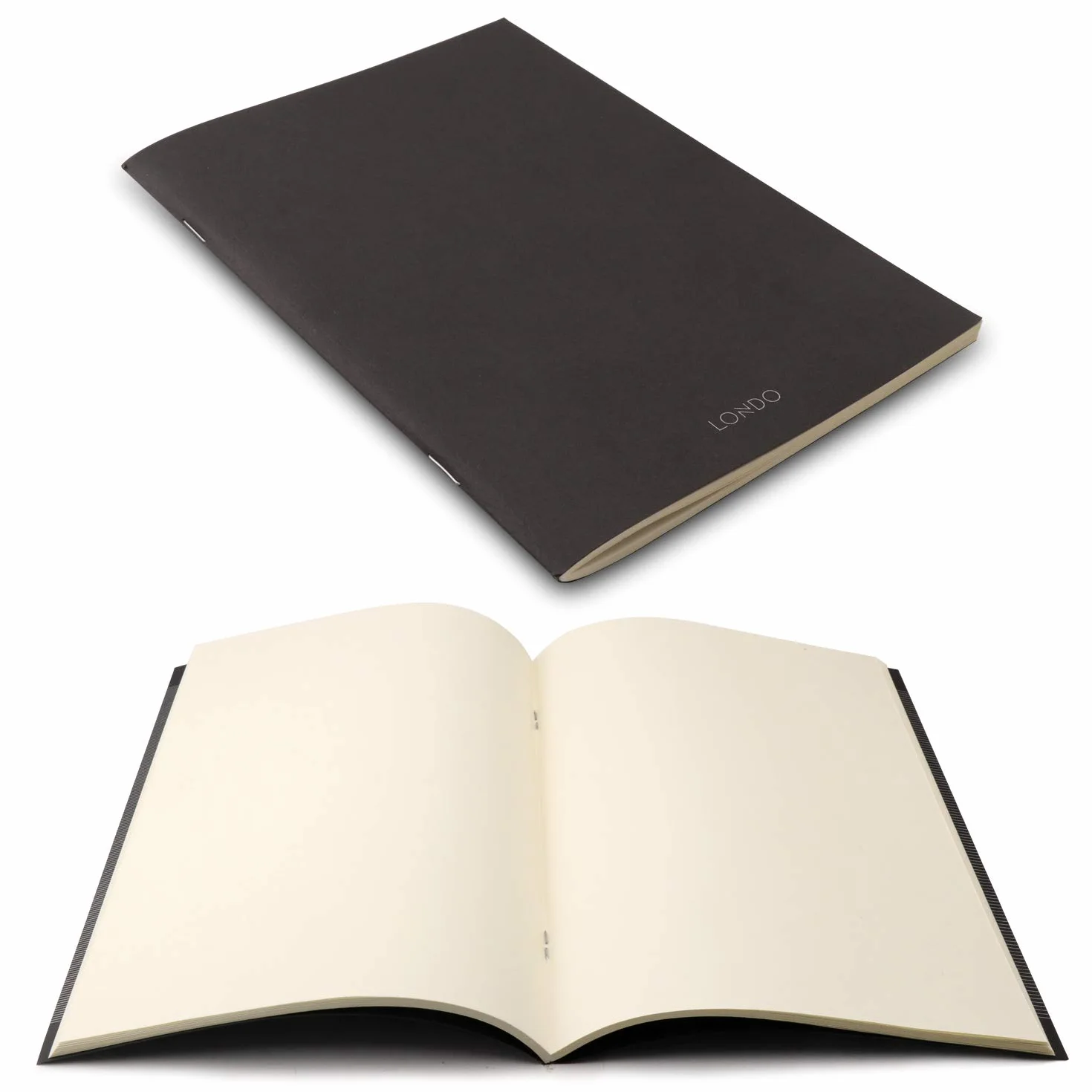 Londo Portfolio Vera Pelle Blocco Note Chiusura Scatto Cartella Elegante Funzionale