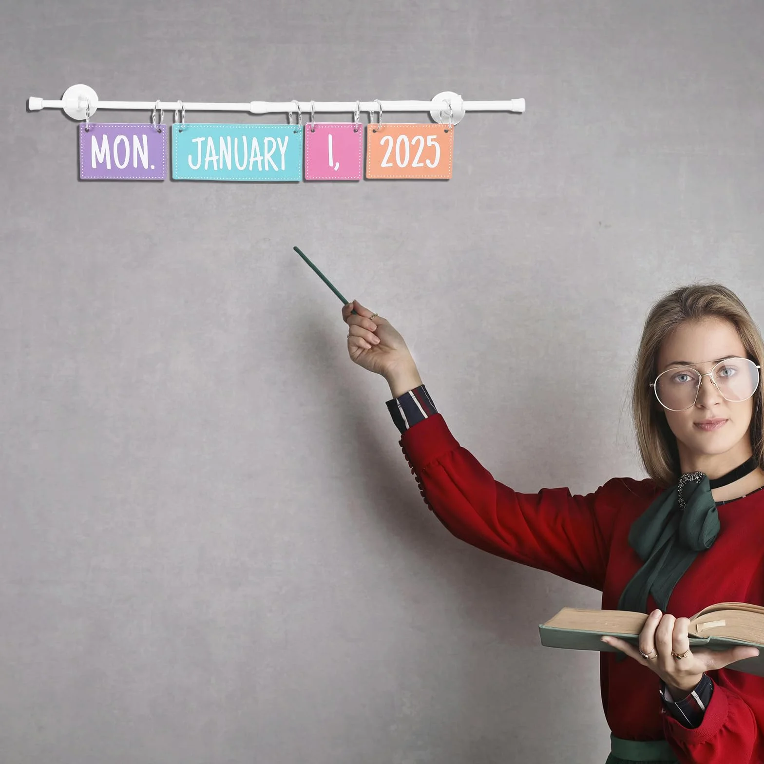 DOITOOL Calendario Didattico Flip per Classe Calendario Magnetico Mensile Bacheca Interattiva per Insegnanti e Homeschooling