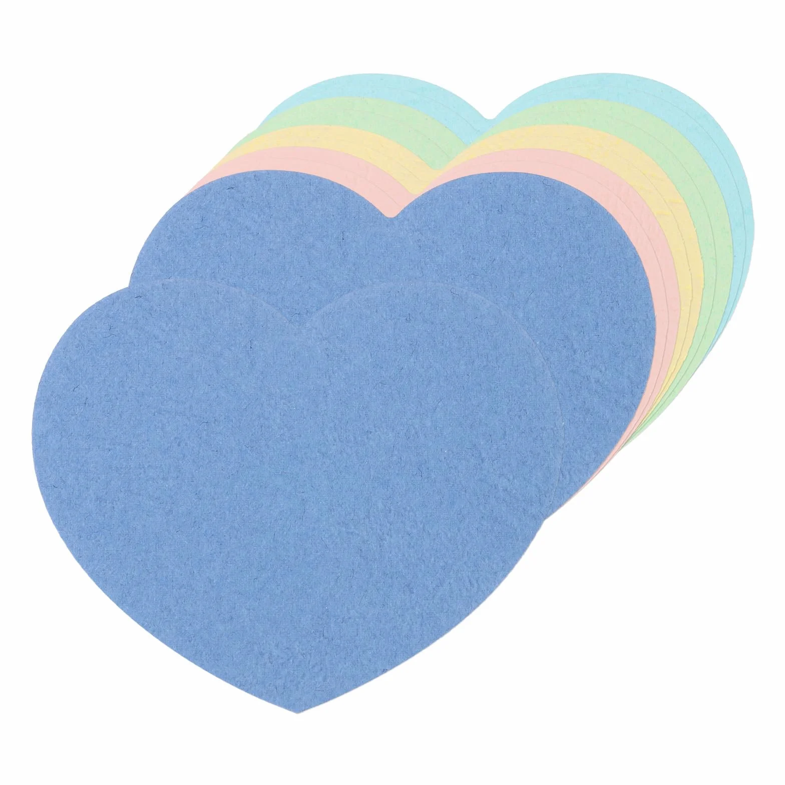 QUARKZMAN 100pz Cuori Ritagliati in Carta 3 Pollici Colori Assortiti per Lavagna San Valentino