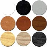 BBN ADESIVO Ø 13 mm Grigio 20 pz Plastica Gomma Rotondo Spessore 0,45 mm