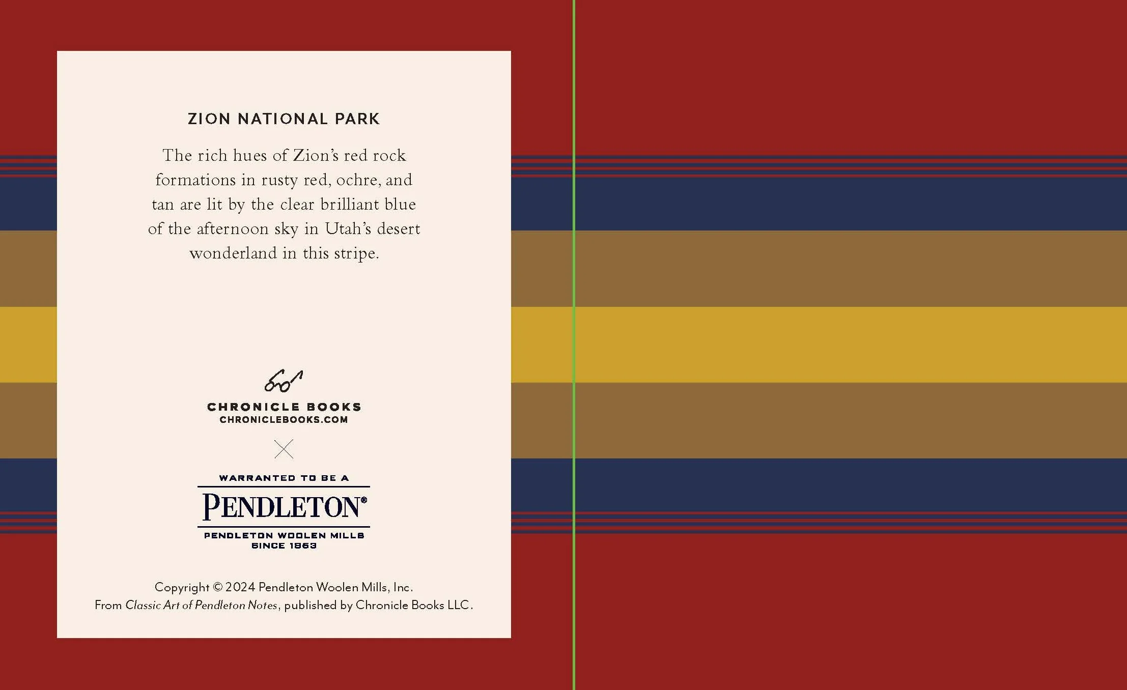 Pendleton Classic Art Notecards: 20 Notecards and Envelopes
