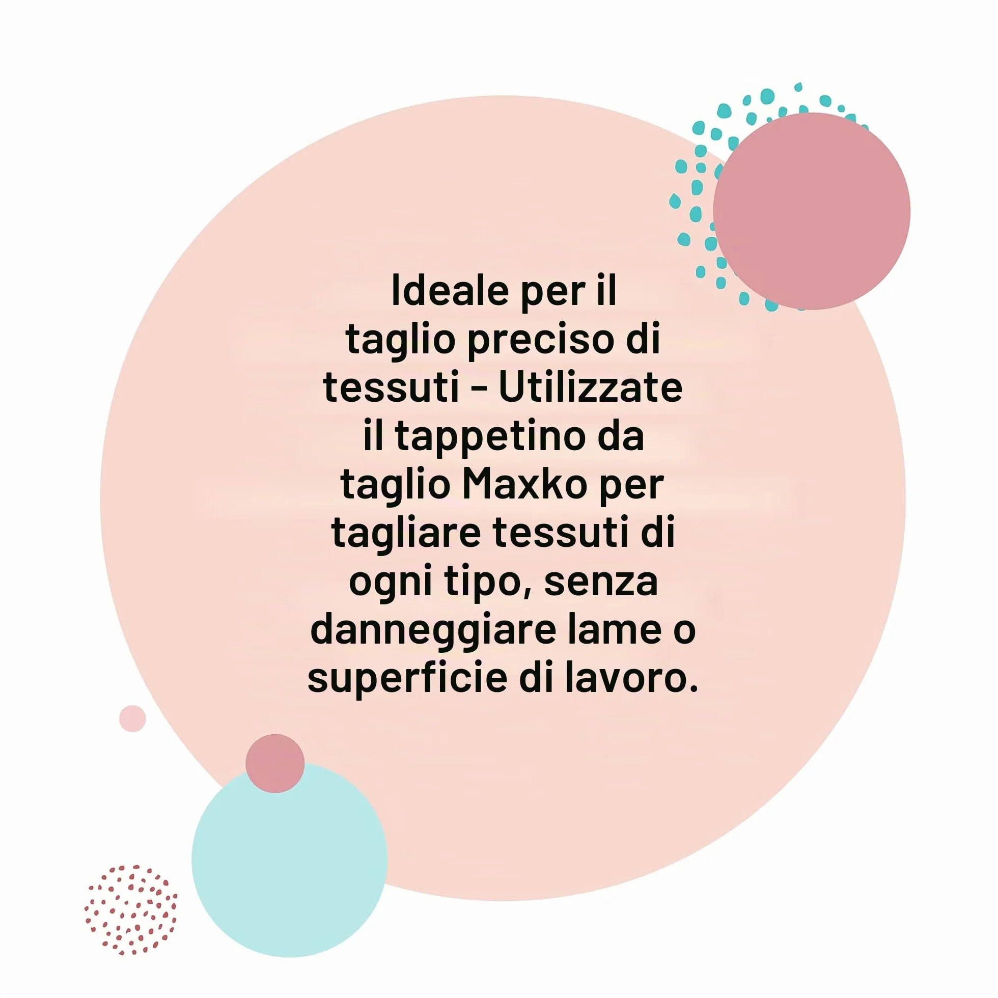MAXKO Tappetino da taglio 90 x 60 cm blu