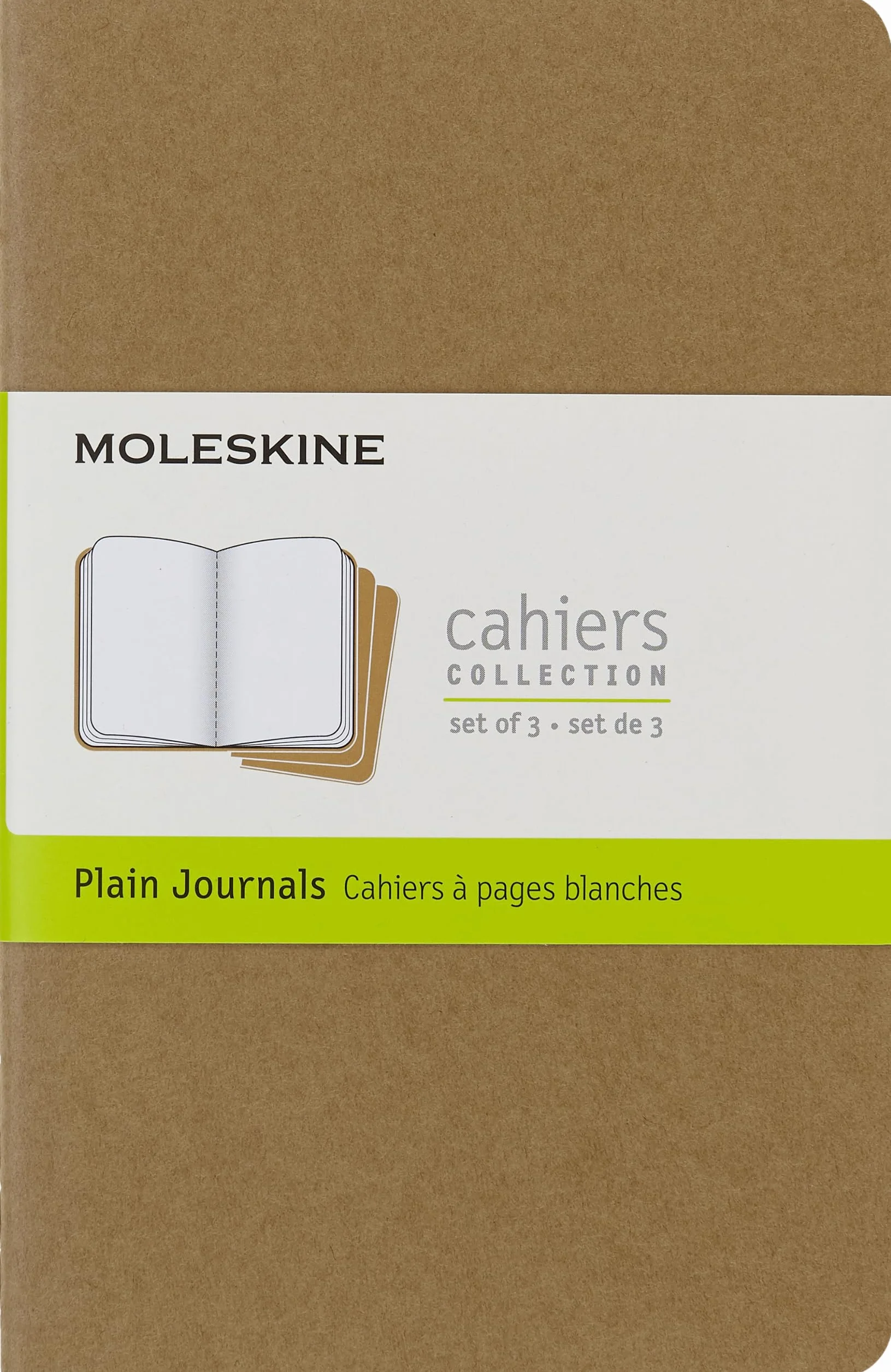 Moleskine Cahier Set 3 Quaderni Pagine Bianche