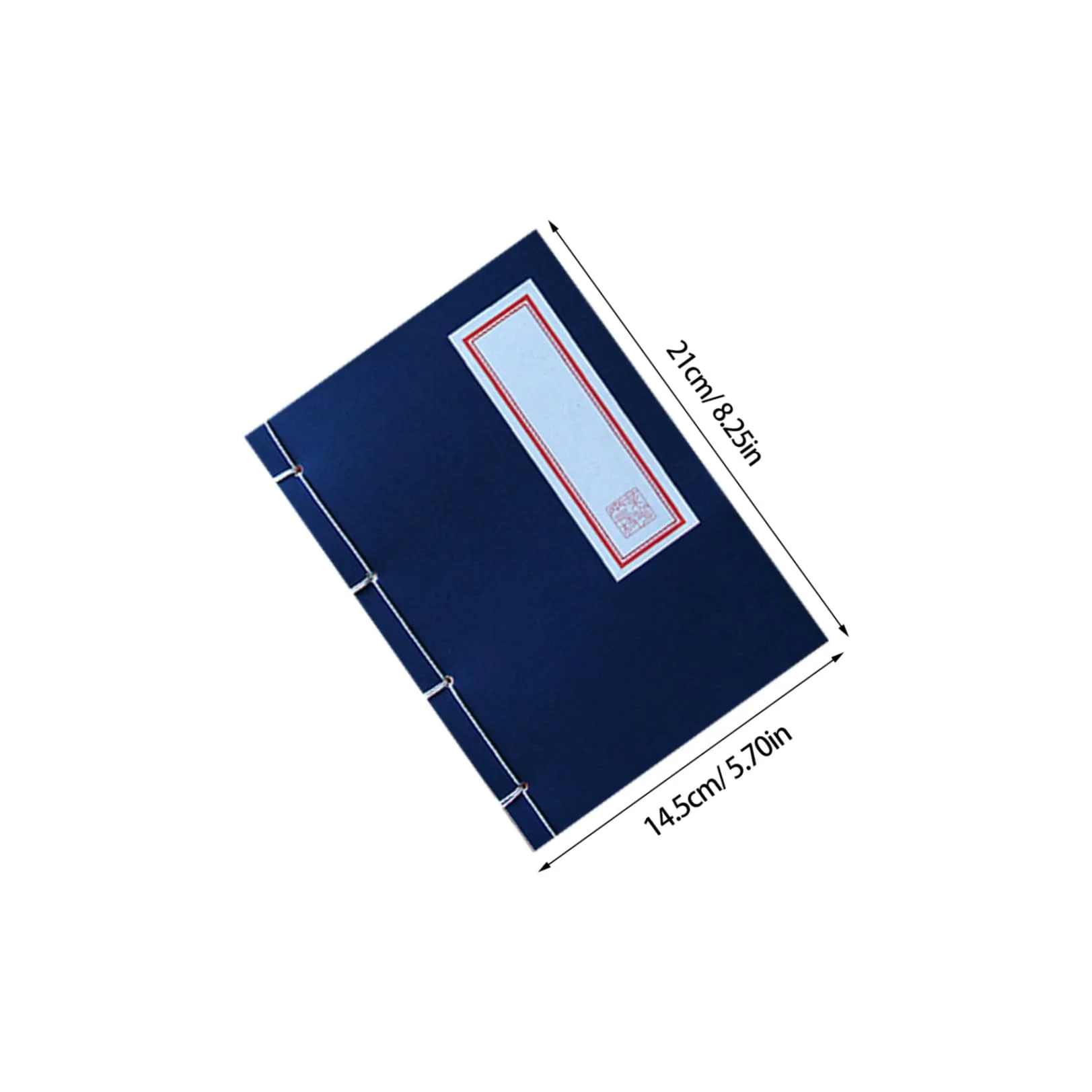 Housoutil 4pezzi Quaderni Vintage Stile Cinese Diario Diario di Carta Kraft Copertina Rigida Quaderno Retrò per Scrittura Disegno Taccuino Quaderno di Portatile