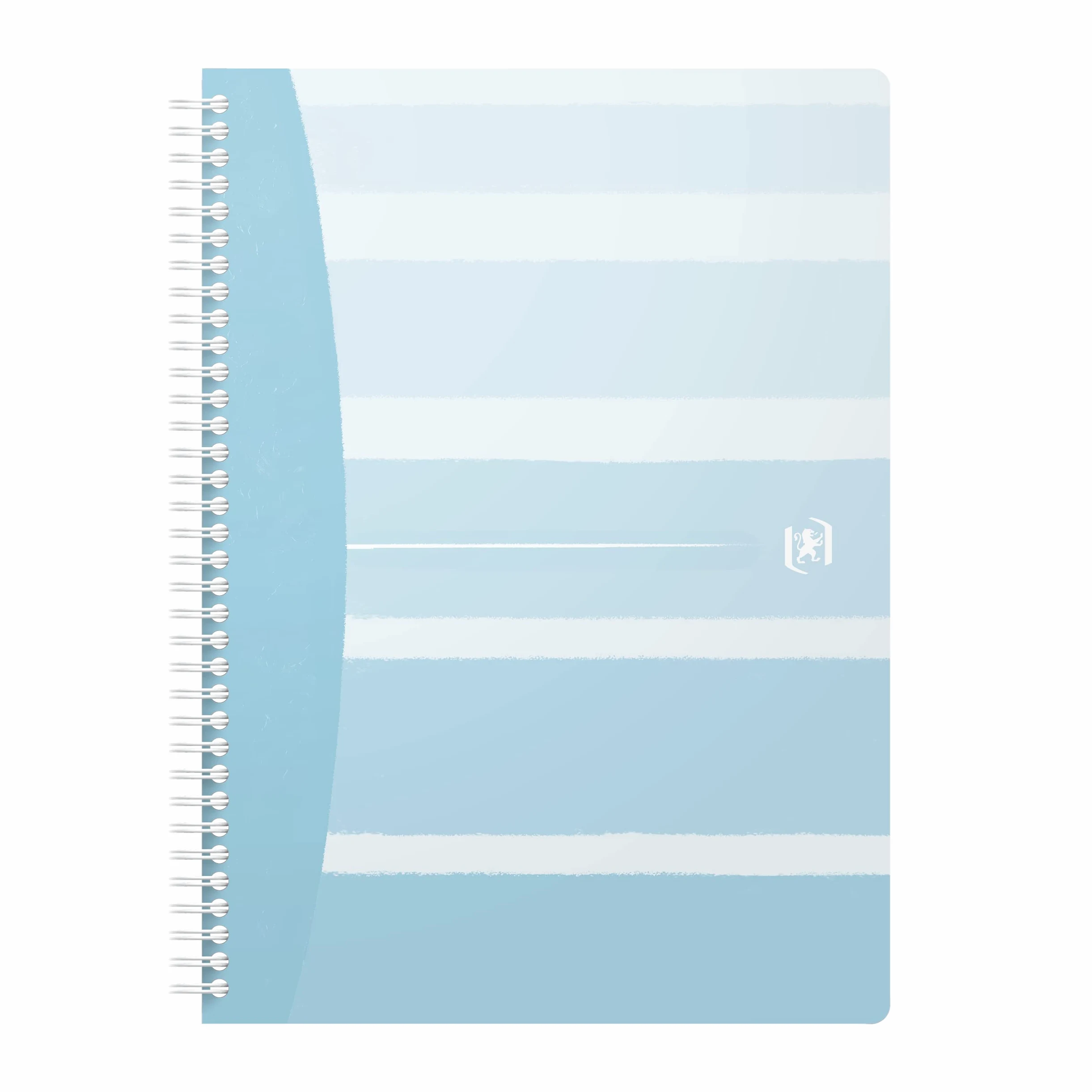 Oxford GO Iconic 400154312 - Quaderno a spirale, formato B5, a quadretti, copertina morbida, 60 fogli, 4 colori, confezione da 5