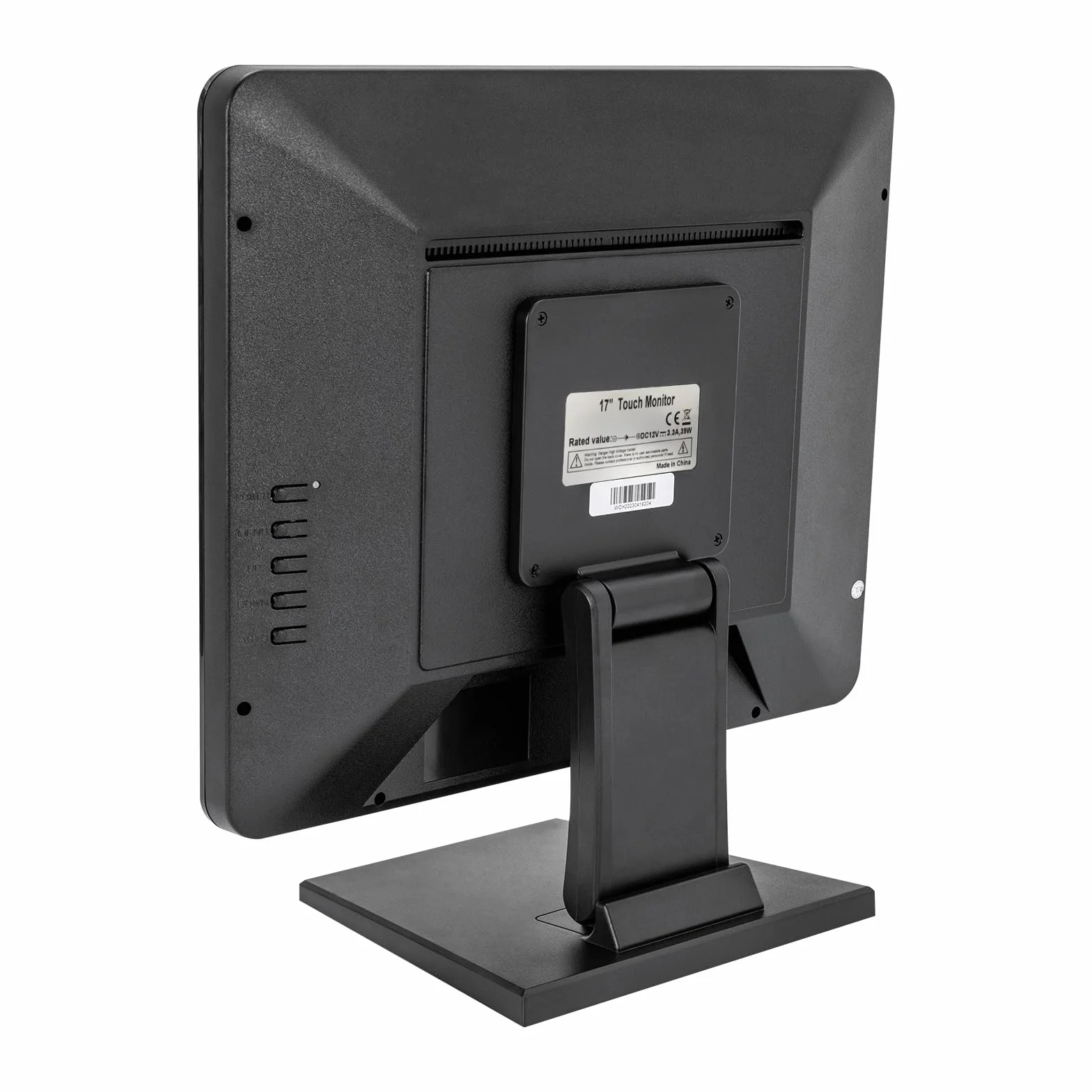 Display per cassa da 17 pollici/15 pollici, risoluzione 1280 × 1024/1024 × 768, touchscreen, sistema di cassa, pieghevole, touch a 10 punti, per ristoranti, supermercati (17 pollici)