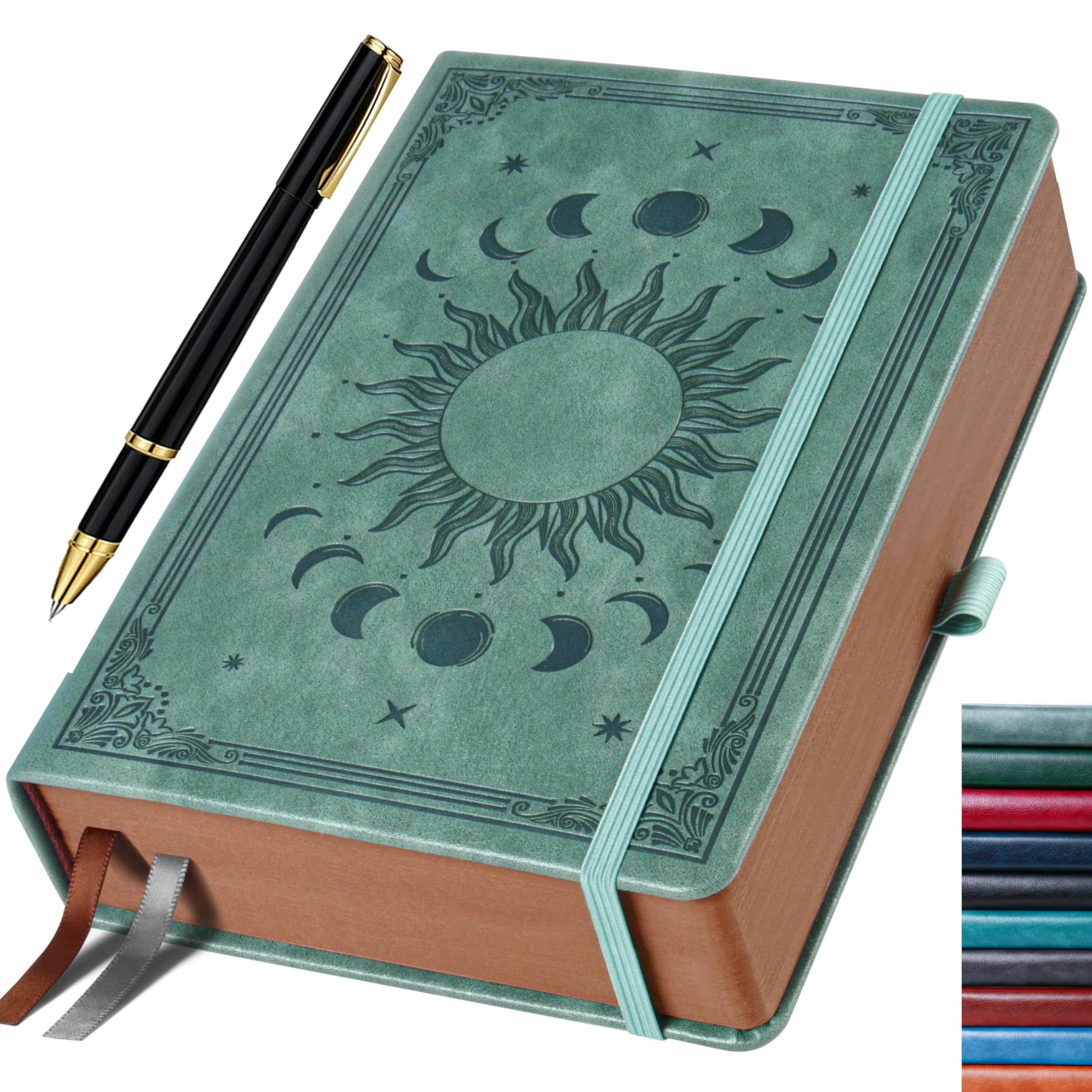 Quaderno Diario A5 Grigio Premium 360 pagine carta 100 g/m² tasca interna