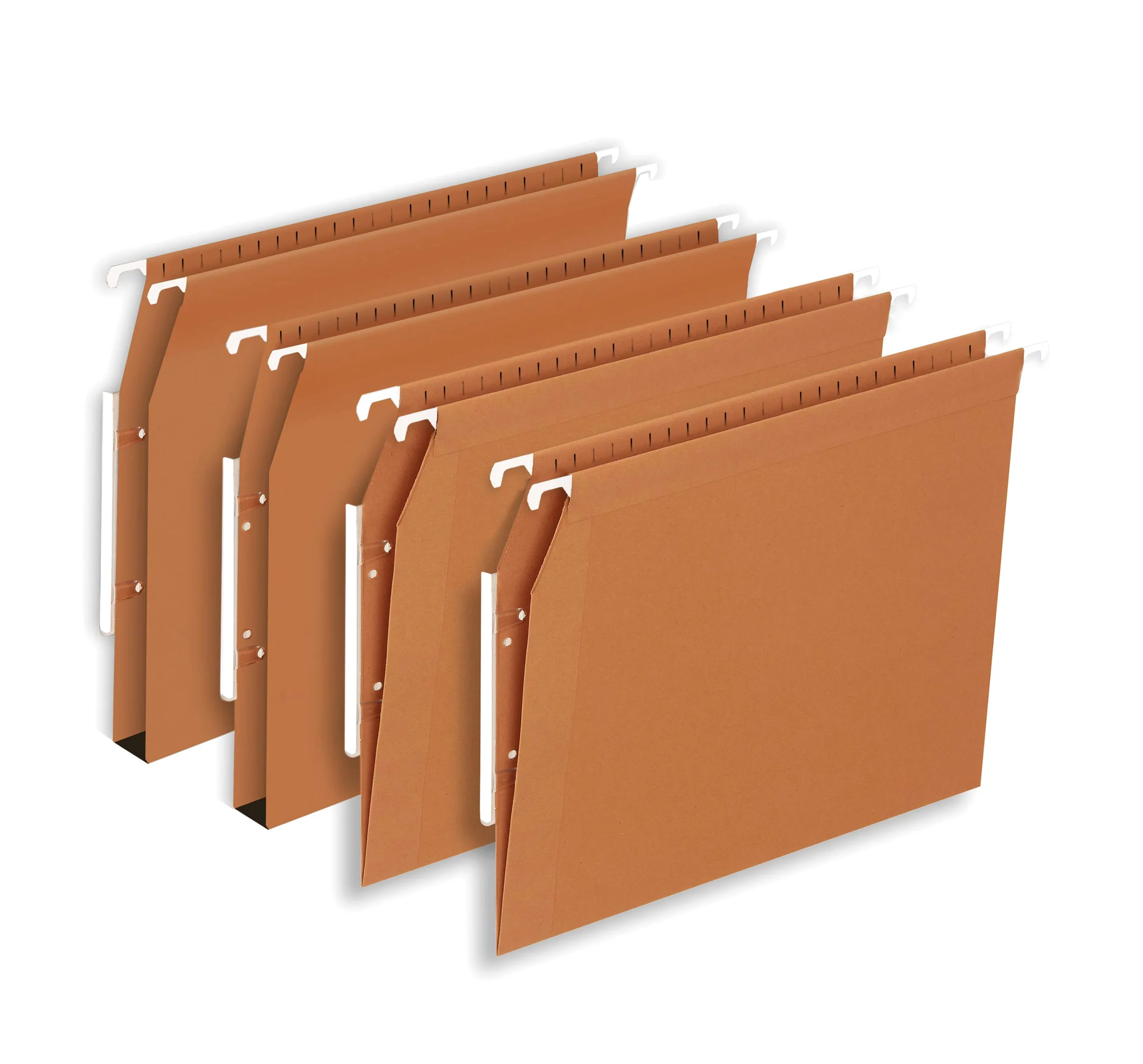 Elba - 400126817 Cartelle Sospese per Cassetto, Interasse 33, Fondo U, 30 mm, Formato Esterno 32.4 x 26.6, Arancio, Confezione da 25 Pezzi