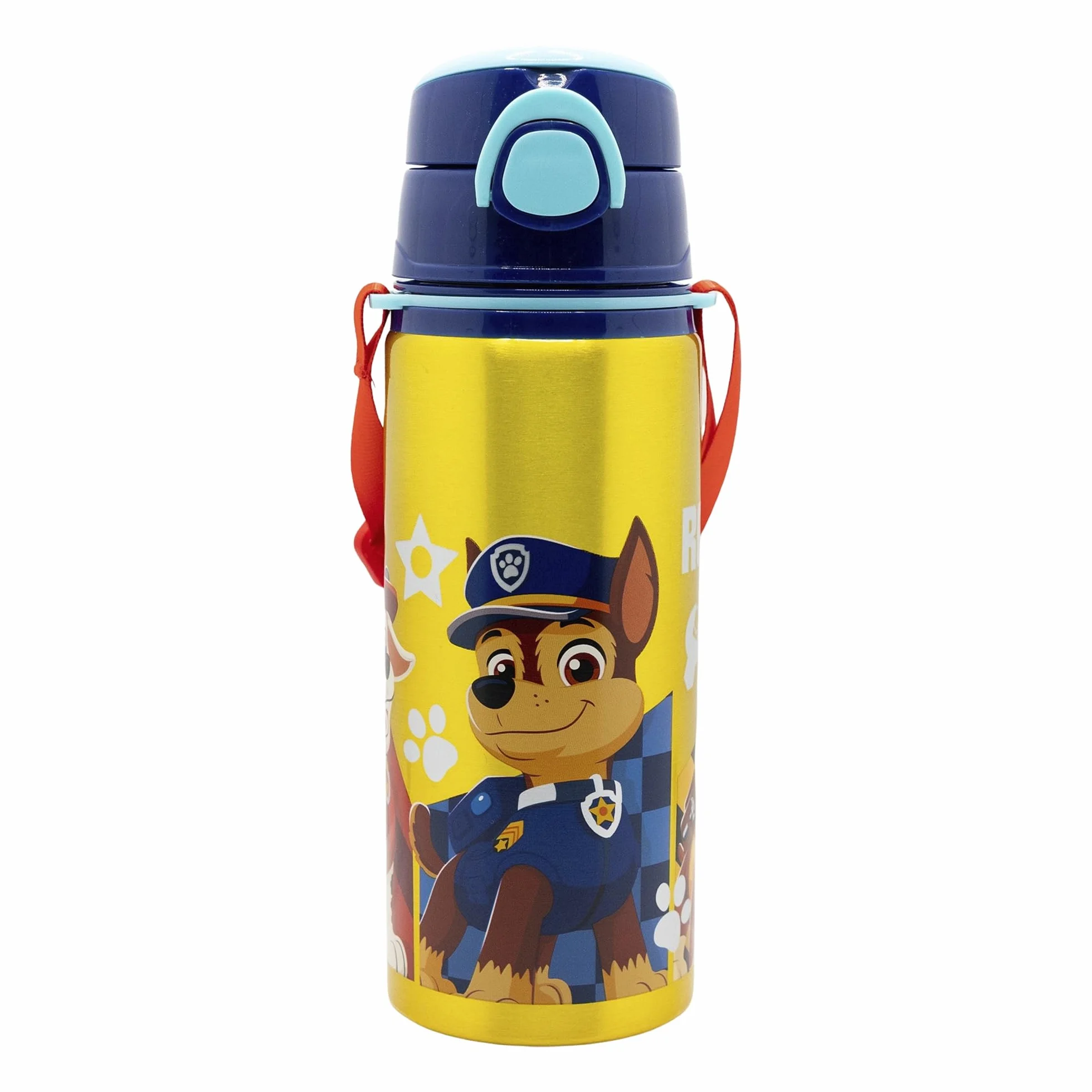 Bottiglia Riutilizzabile in Alluminio con Tracolla 730 ml Paw Patrol Boy Rescue Pups