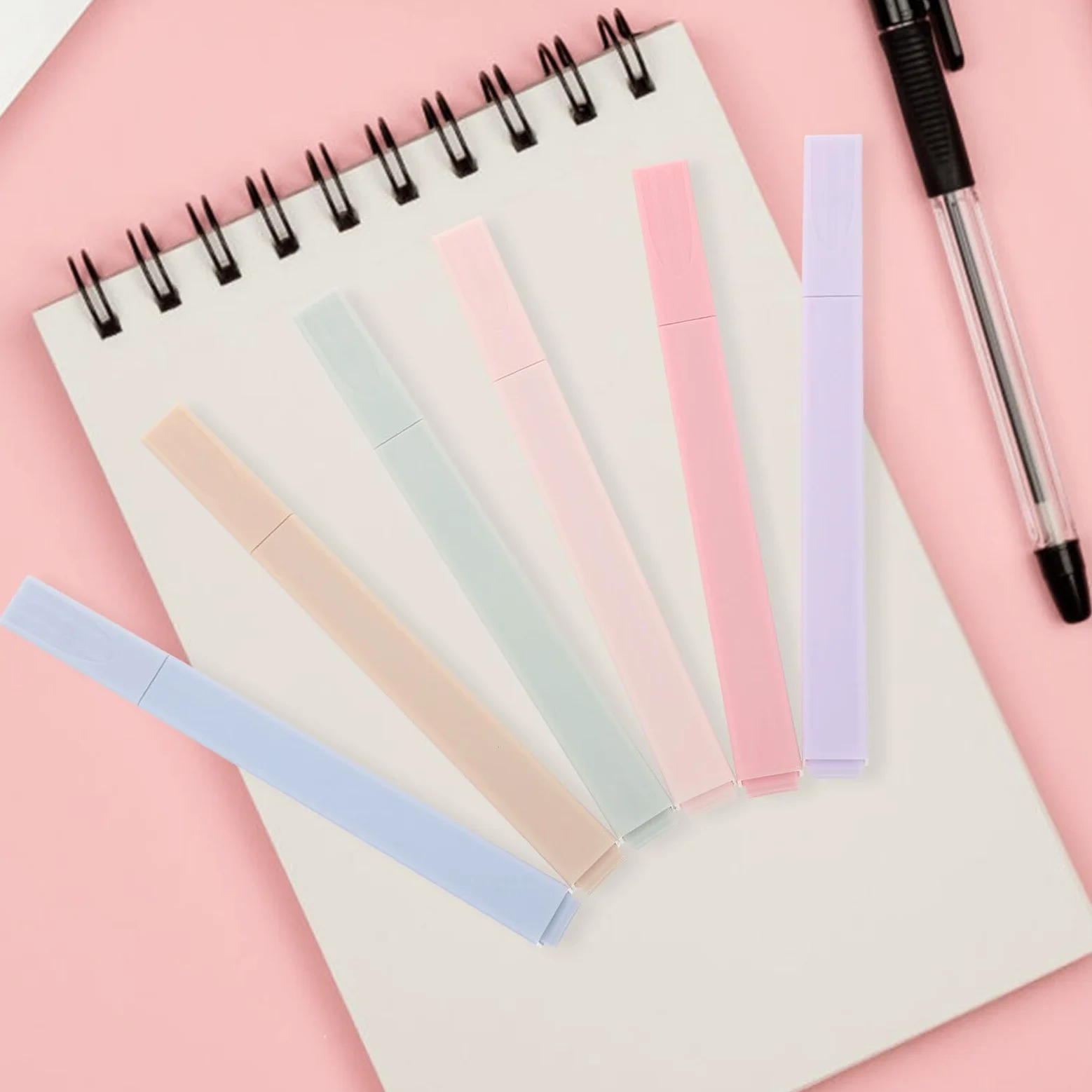 Housoutil 30 Pezzi Evidenziatori Punta Fine per Scrapbook Scuola e Casa Colori Vivaci e Facili Usare