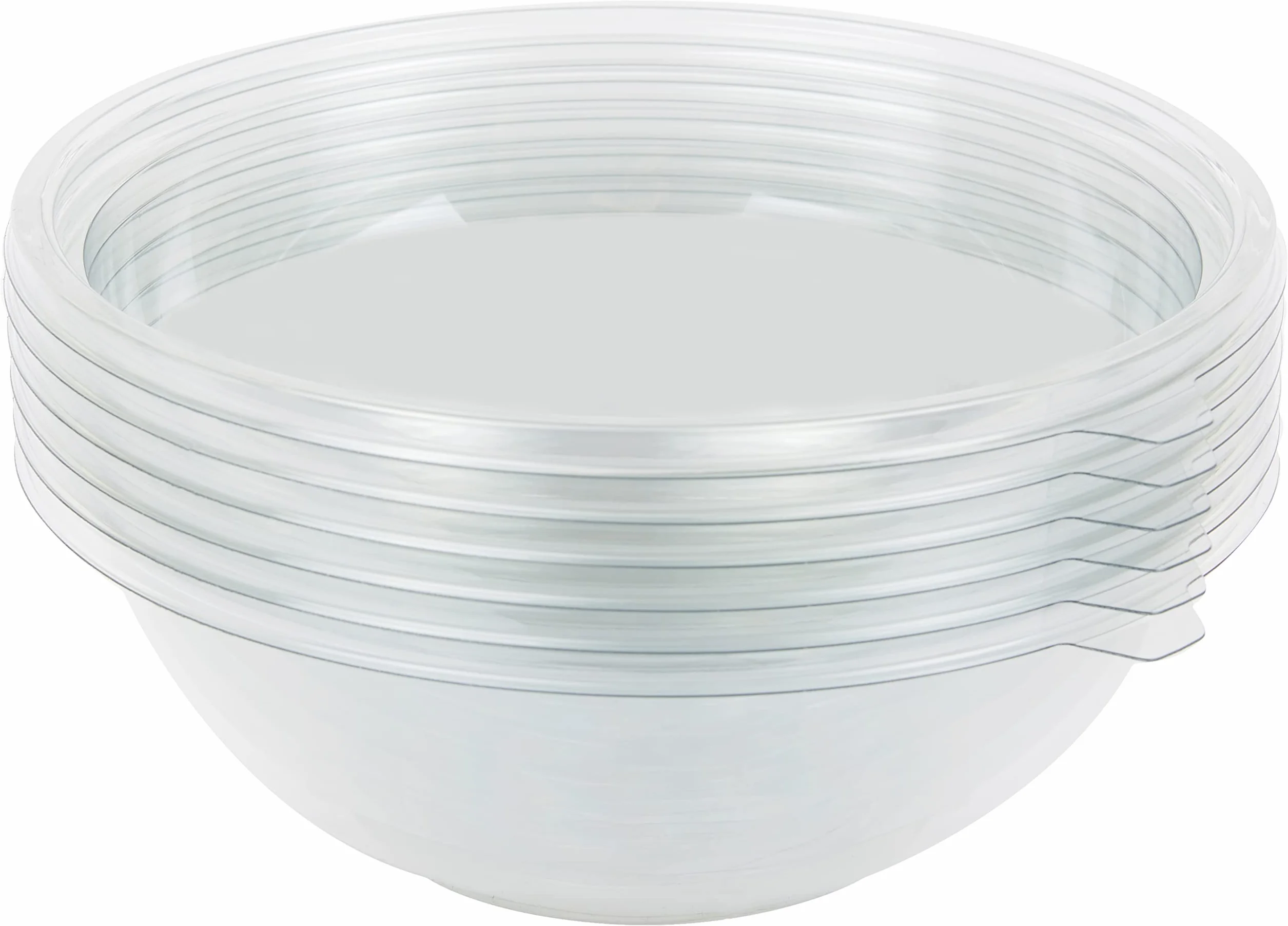 Guillin Saladier Rotondo 2200cc 26x26x6,2 cm Plastica Traslucido con Coperchio