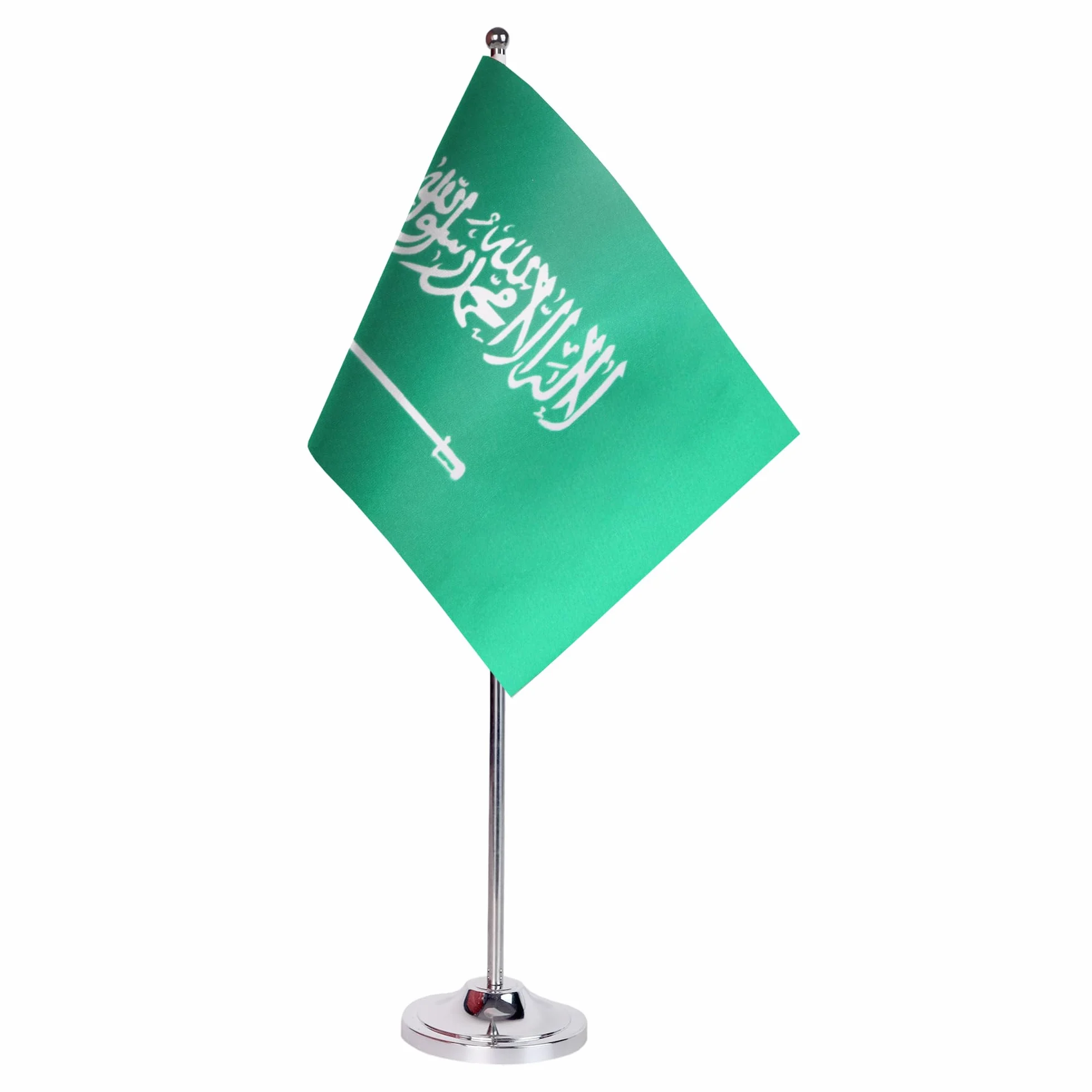 AZ FLAG Bandiera Da Tavolo Arabia Saudita 22x15cm Raso