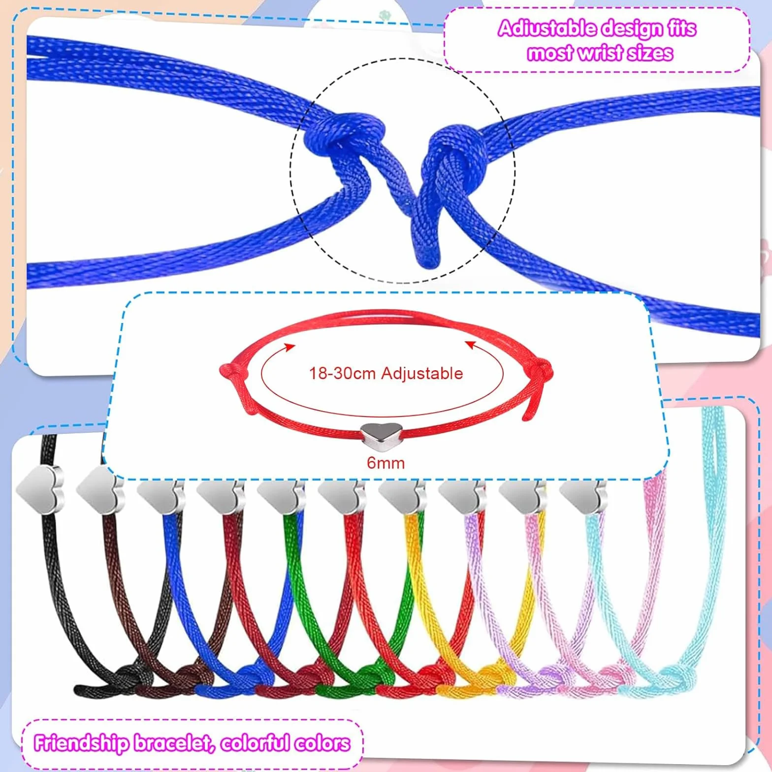 Matite Arcobaleno Set per Bambini 30 Pezzi Multicolori per Disegno Colorazione
