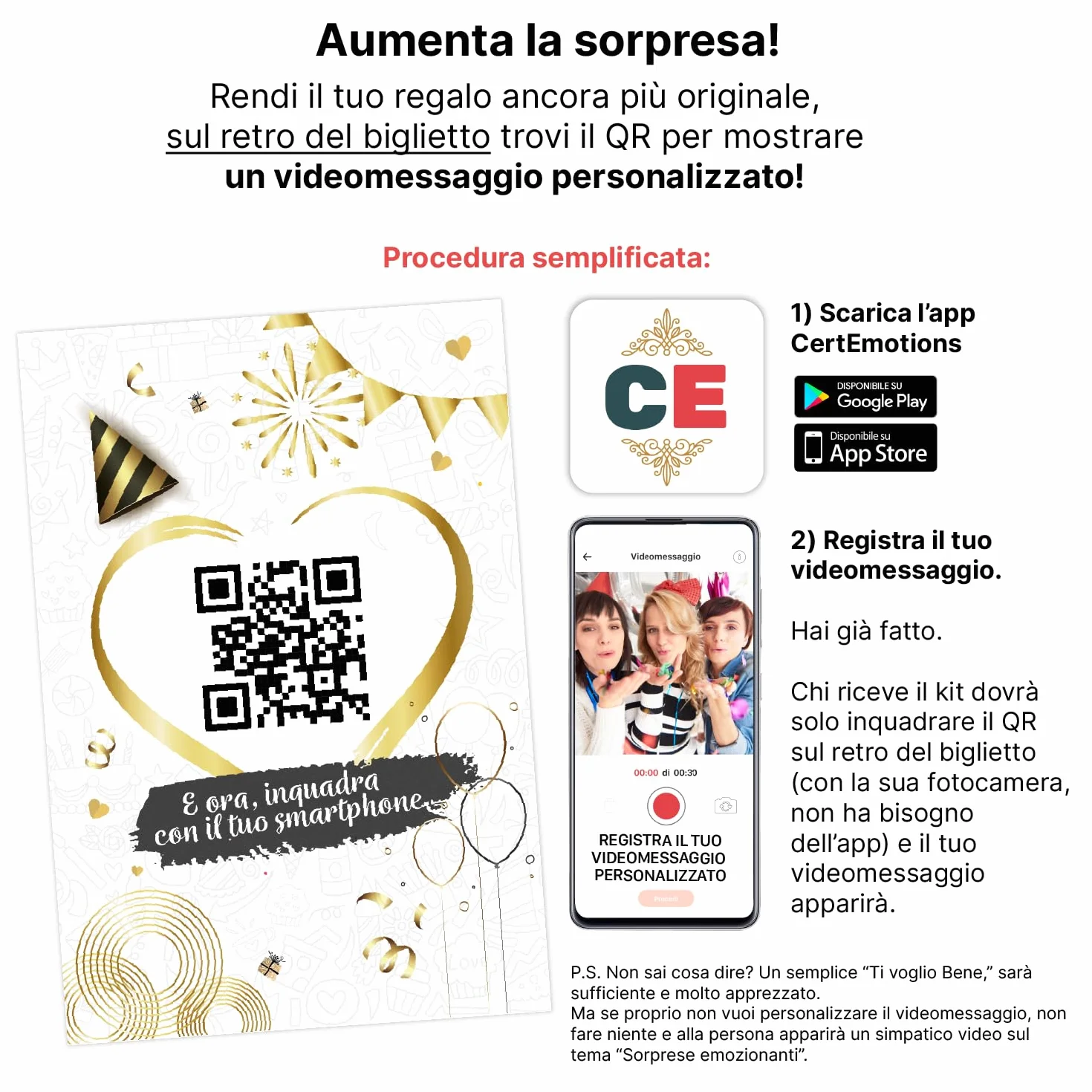 Godiru Certificato idea regalo Compleanno