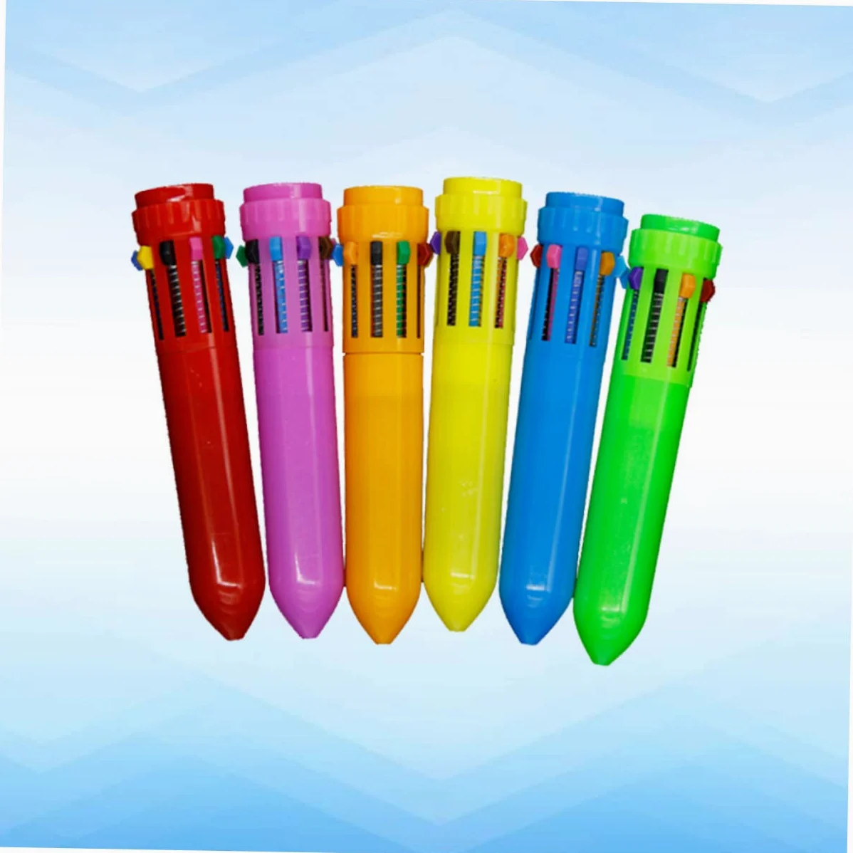 Operitacx 24pezzi Penne Sfera Retrattili Di Penne Per Scuola e Ufficio Con Assortiti Per Scrittura e Confortevole