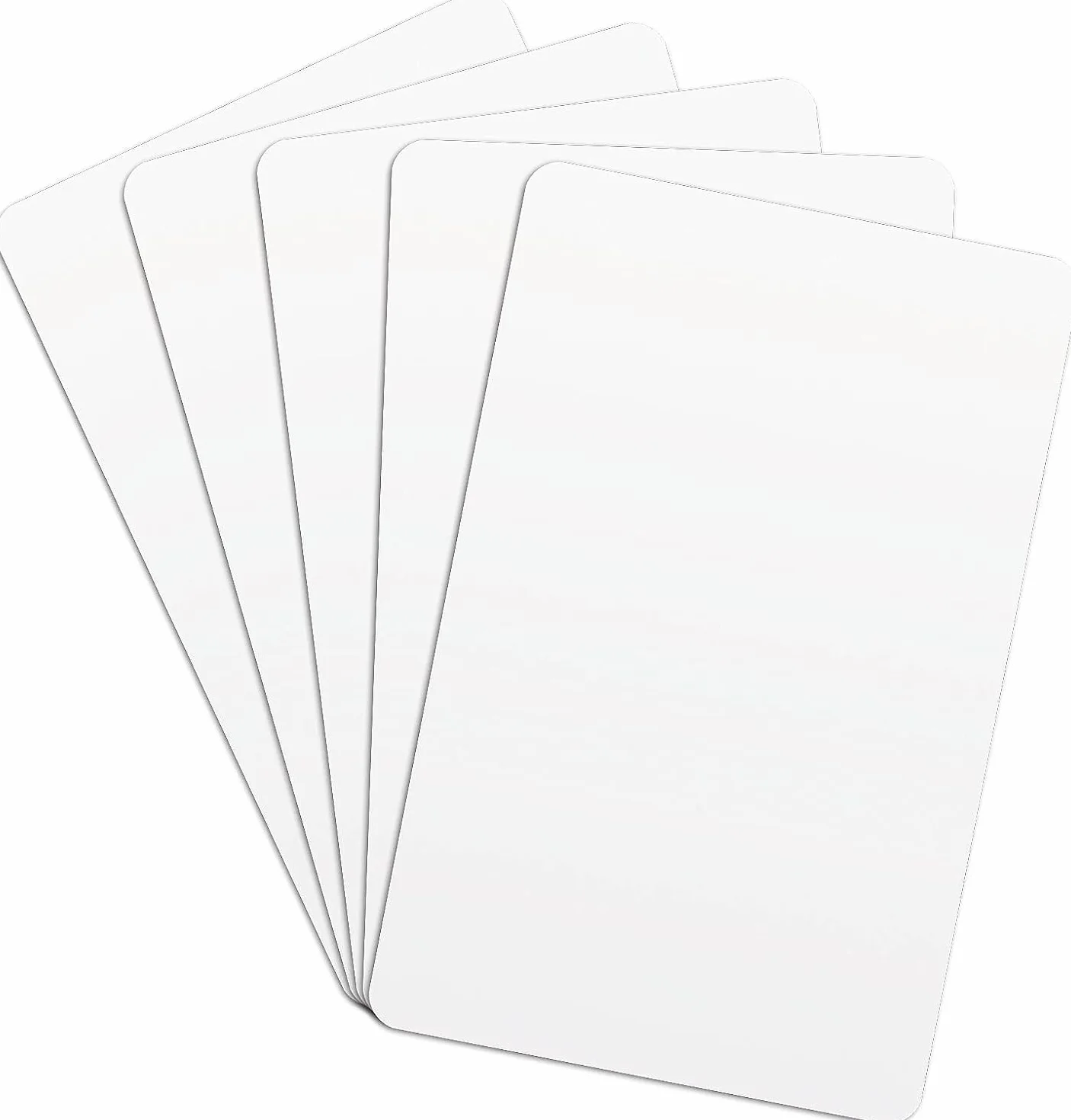 200 Carte PVC Bianche, Carte Bianche Plastica CR80 0.76mm, Card PVC per Stampanti, Fogli di Plastica Bianca, Scheda Bianca per Badge e ID