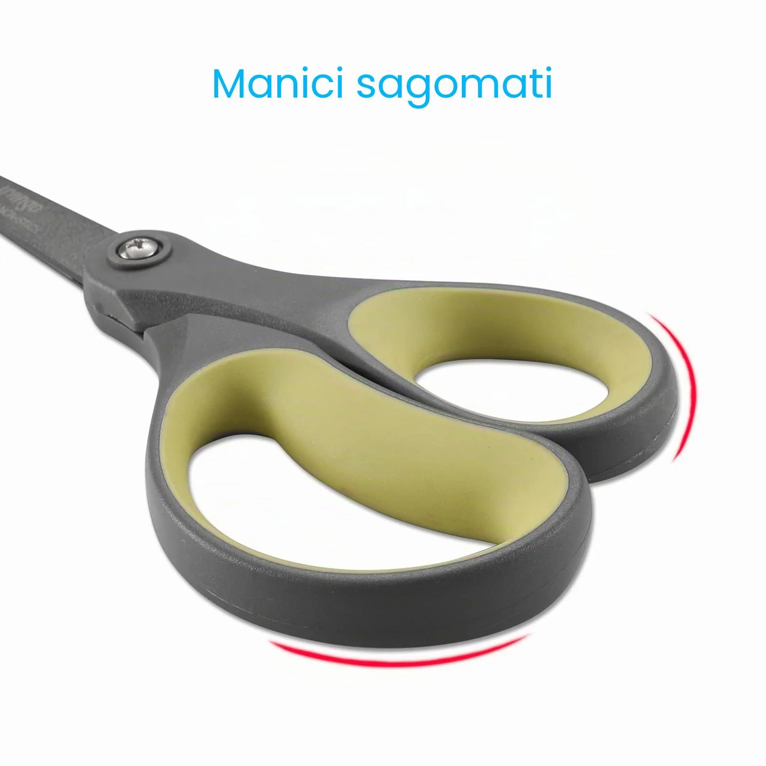 LIVINGO forbici in titanio antiaderenti 20,3 cm professionali acciaio inox multiuso dritte