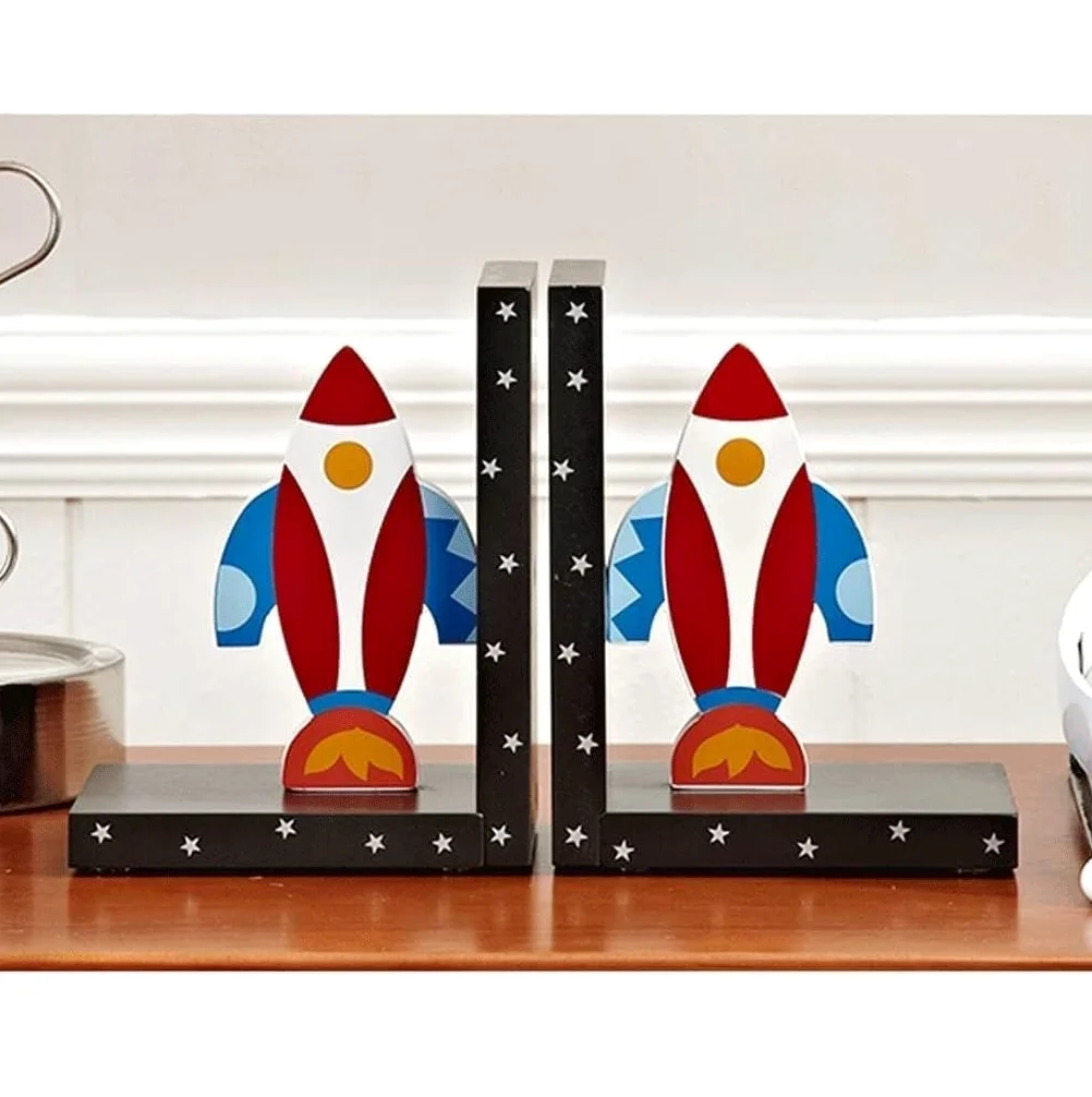 Reggi Libri, Fermalibri Fermalibri eleganti Forme a razzo Decor Stelle Presa di personalità Ufficio Casa Scrivania