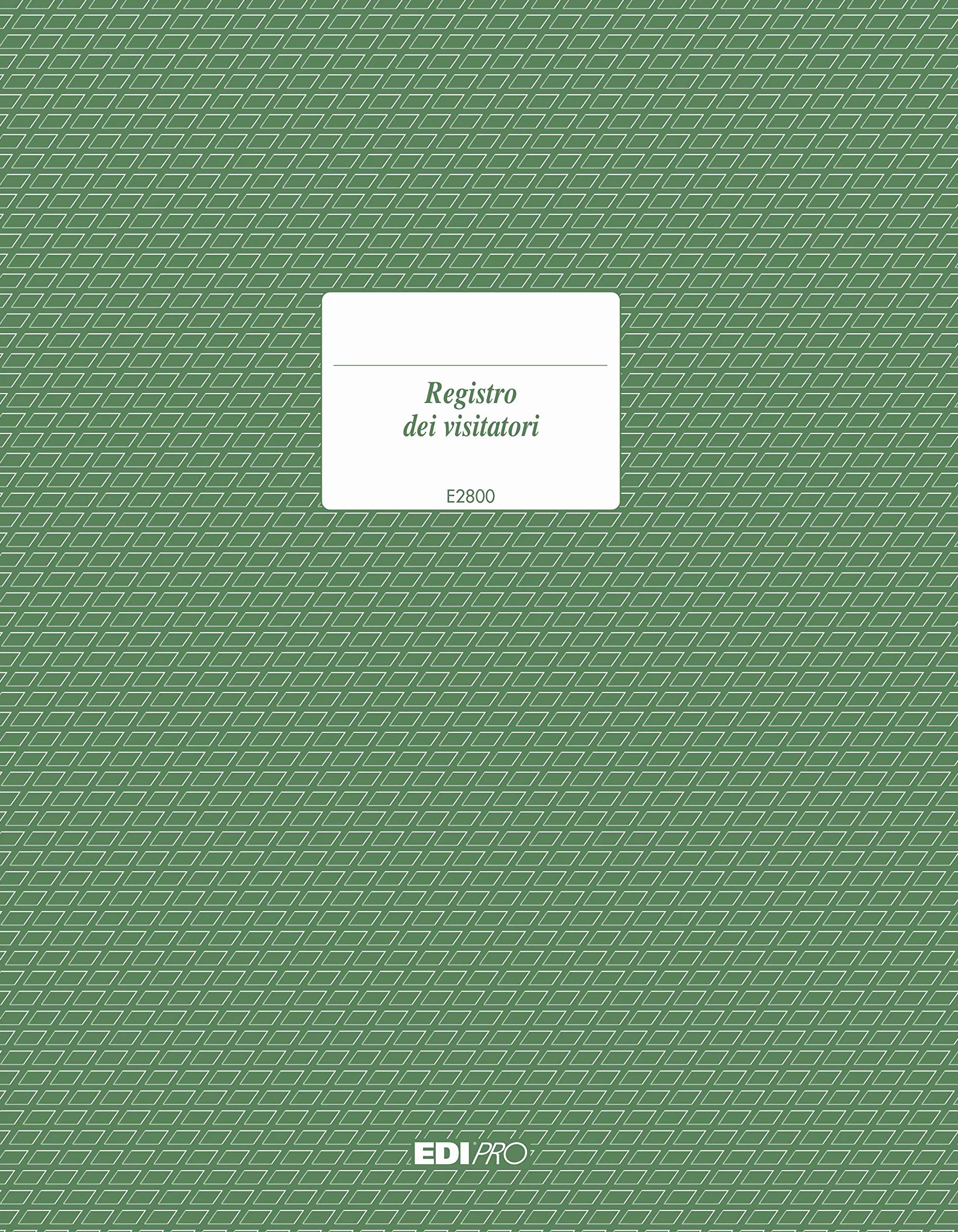 EDIPRO E2800 Registro visitatori 47 pagine 31 x 24.5 Bianco