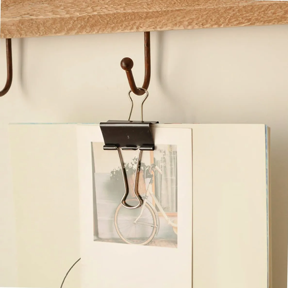 Clip Fermagli per Raccoglitori Aziendali Neri 36 Pezzi in Ferro | Cancelleria Scolastica, Back To School Party, Graffette per Documenti, Office Binder Clips