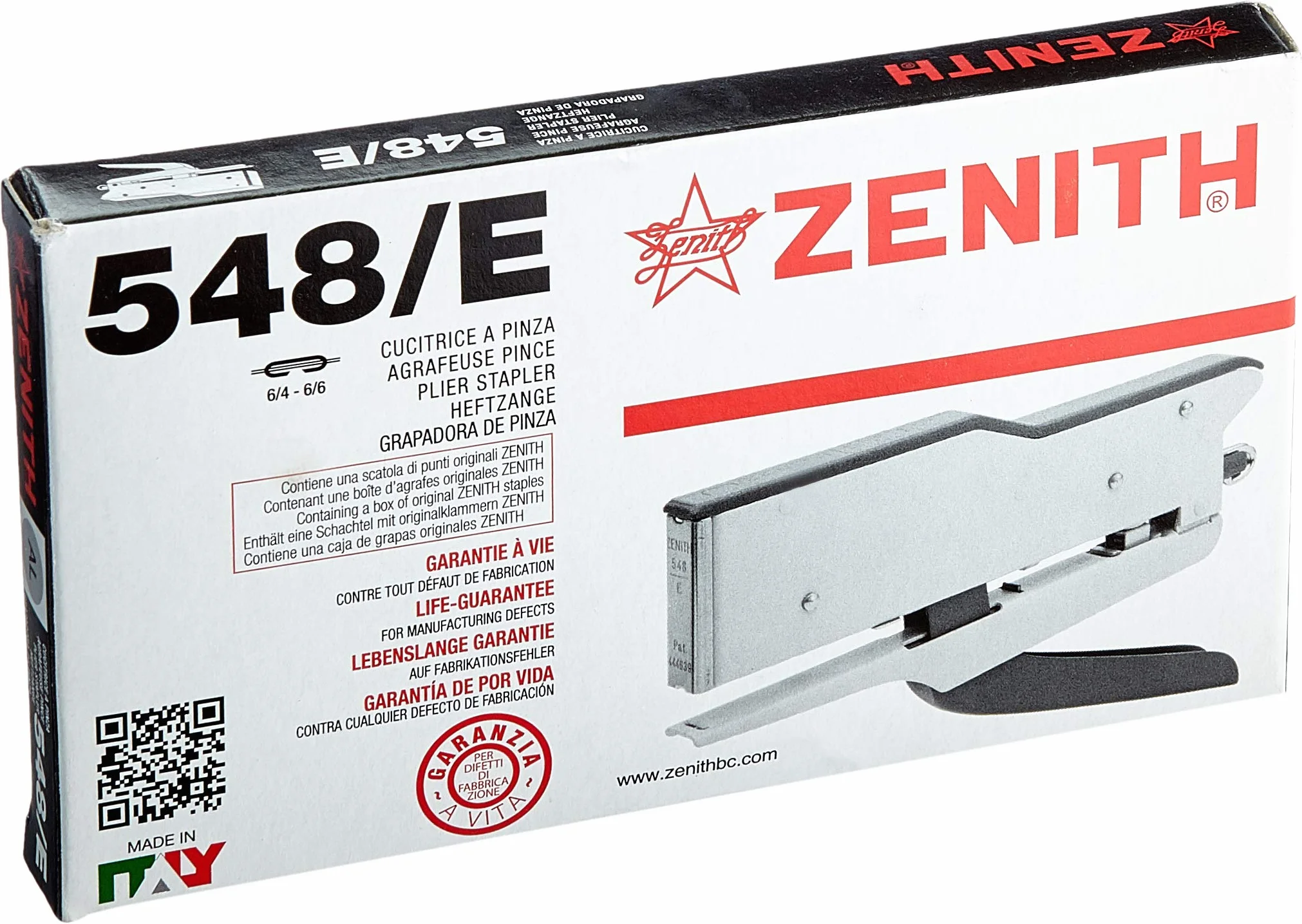 ZENITH 548/E Cucitrice a Pinza, Alluminio