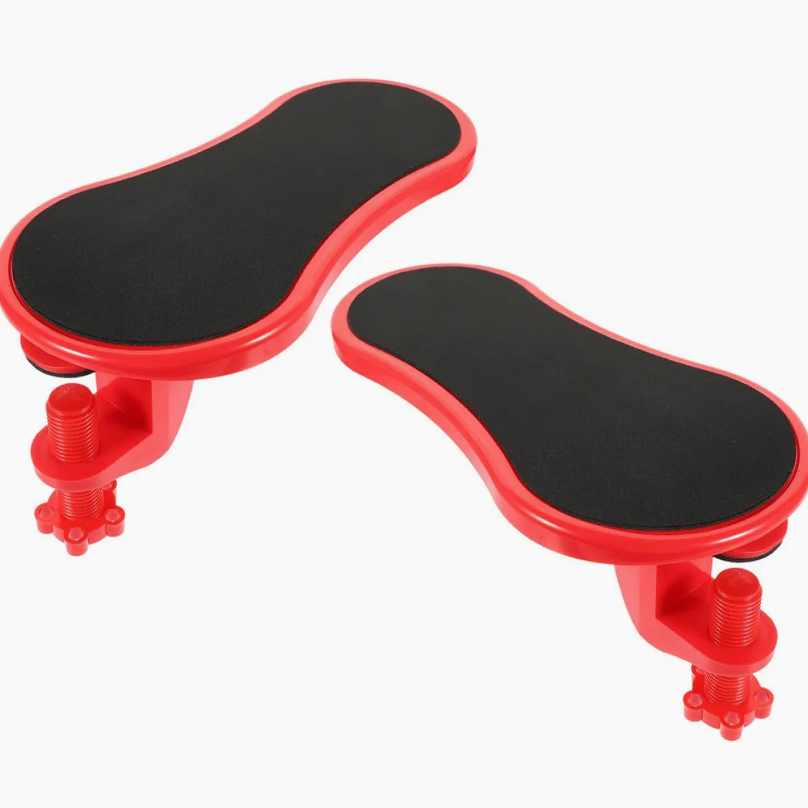 Ciieeo Poggiapolsi Facile da Installare da 2 Pezzi in Gomma e Cotone Scrivania Supporto Ergonomico per Braccio e Polso per Casa e Ufficio