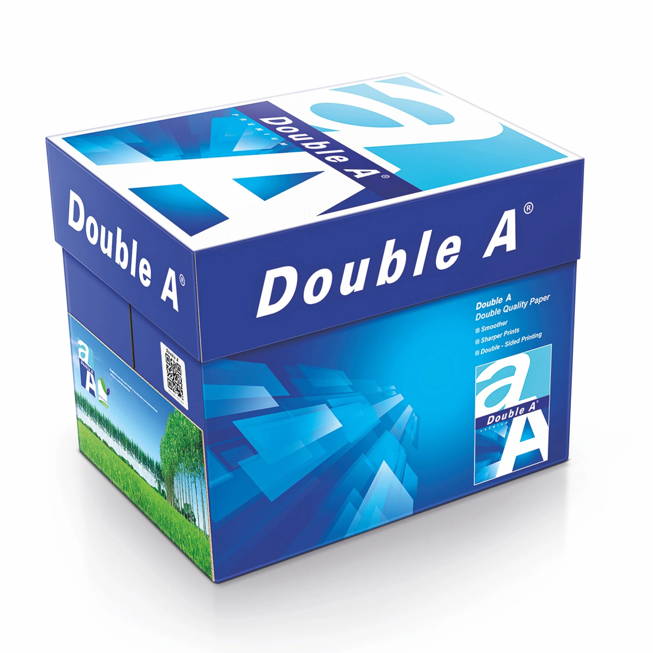 Double A Carta per stampante/fotocopiatrice Expressbox: A4, 80 g/m², 2500 fogli (sfusi), bianco