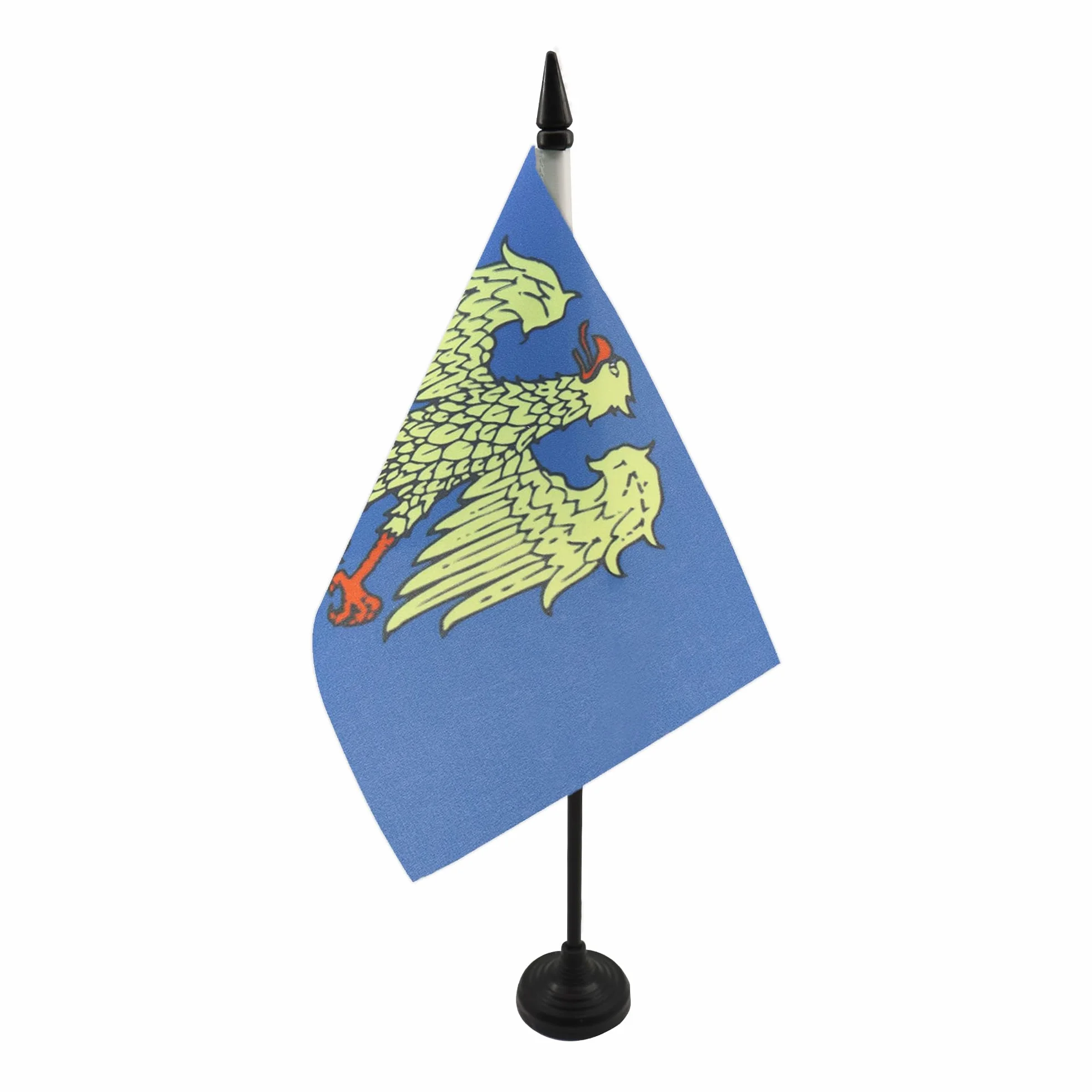 AZ FLAG Bandiera Da Tavolo Friuli-Venezia Giulia 21x14 cm - Piccola Bandierina Friulana - Regione Italia
