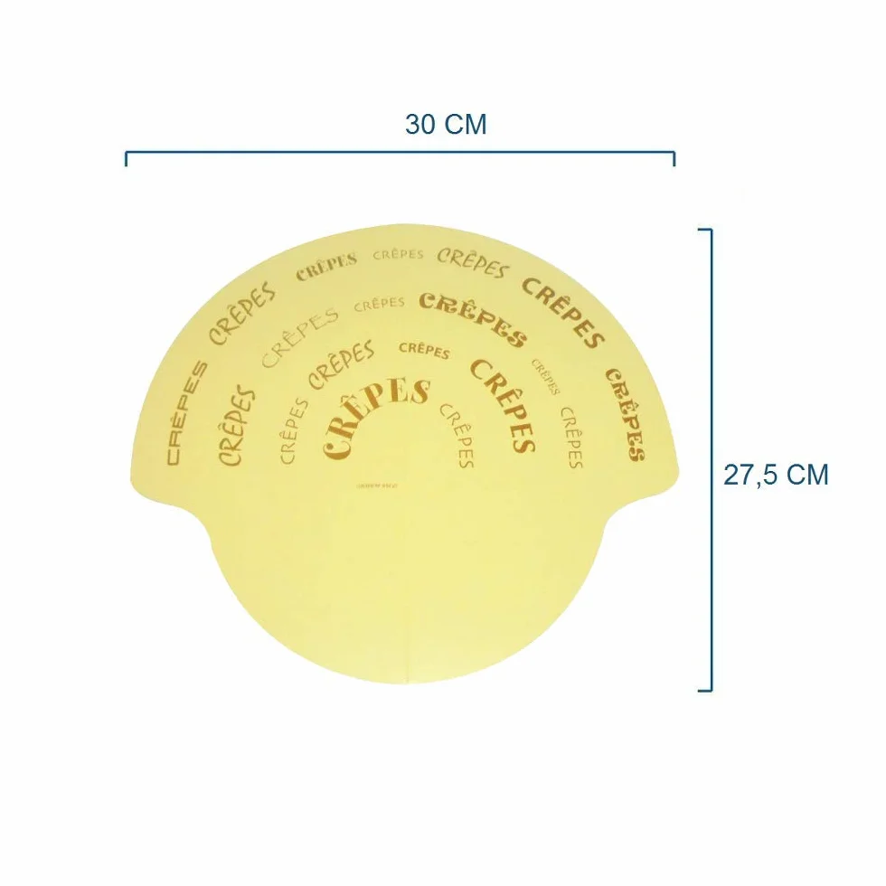 Astuccio Porta Crepe Pieghevole in Carta Alimentare PZ 100 Take Away
