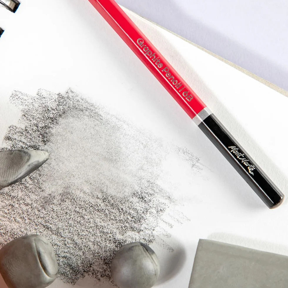 MONT MARTE Gomma Pane 2 pezzi per disegno carboncino pastello matita gesso