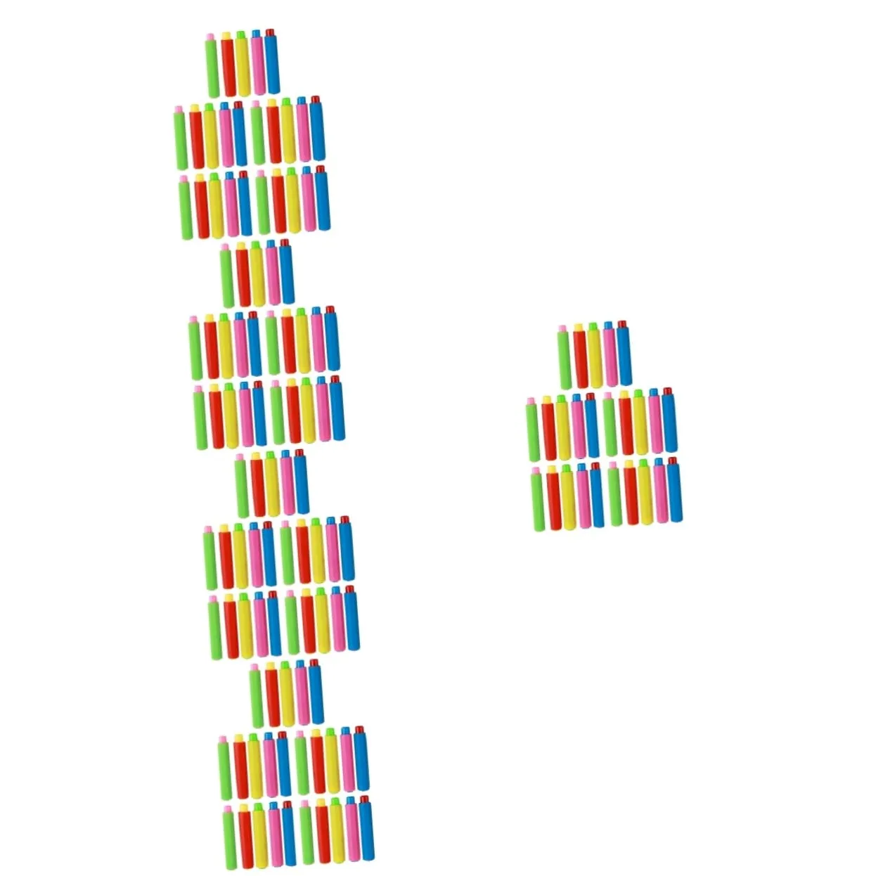 Lurrose 5 Set Portagesso Clip Per Gessetti Solubili Per Scuole Uffici E Insegnanti Gessetti E Previene Rotture 25 Pezzi*5