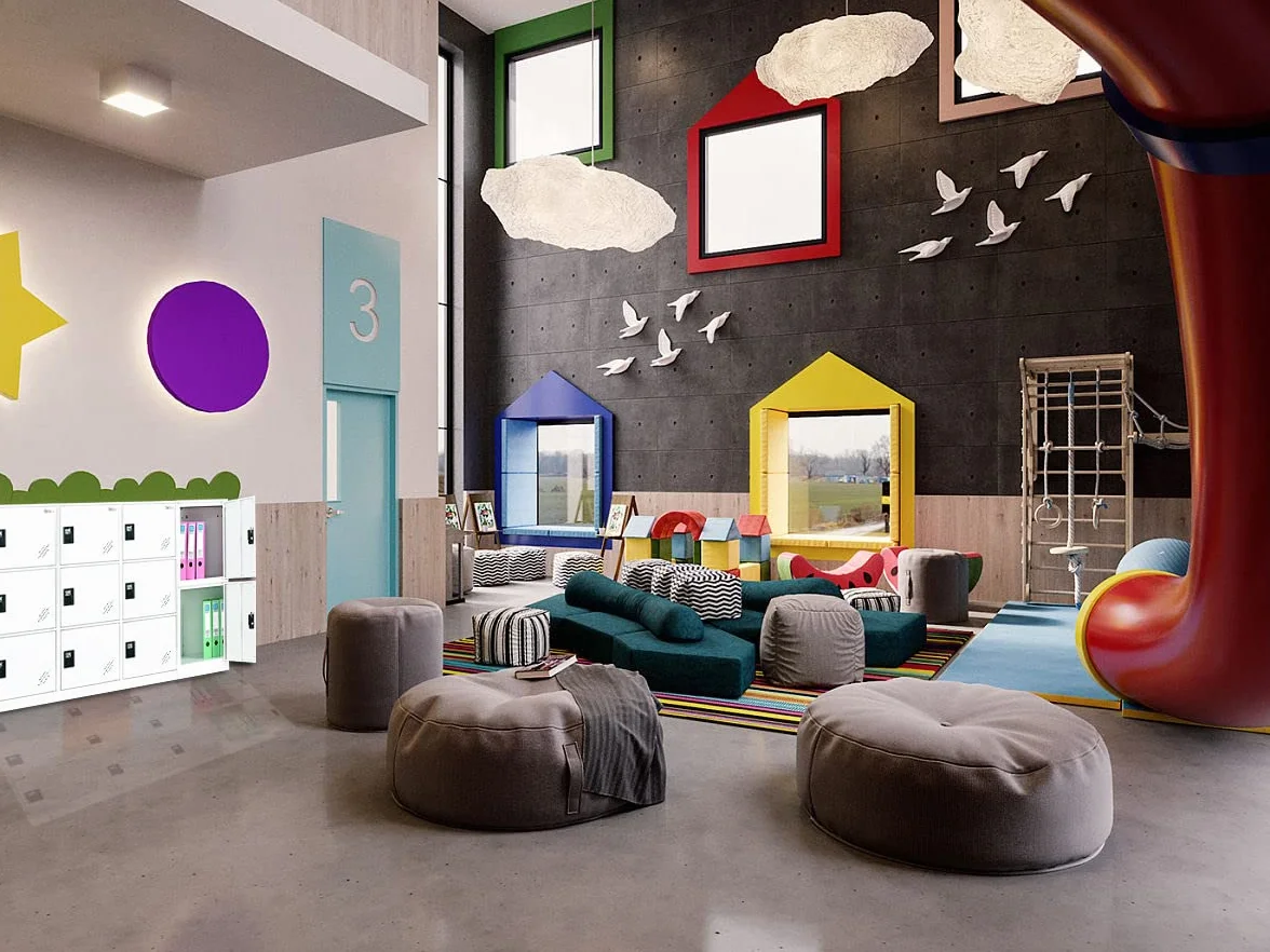 MECOLOR Armadietto verticale singolo con lucchetto a 2 o 3 scomparti per dipendenti, casa, ufficio, scuola, bambini (bianco pieno, P2V)