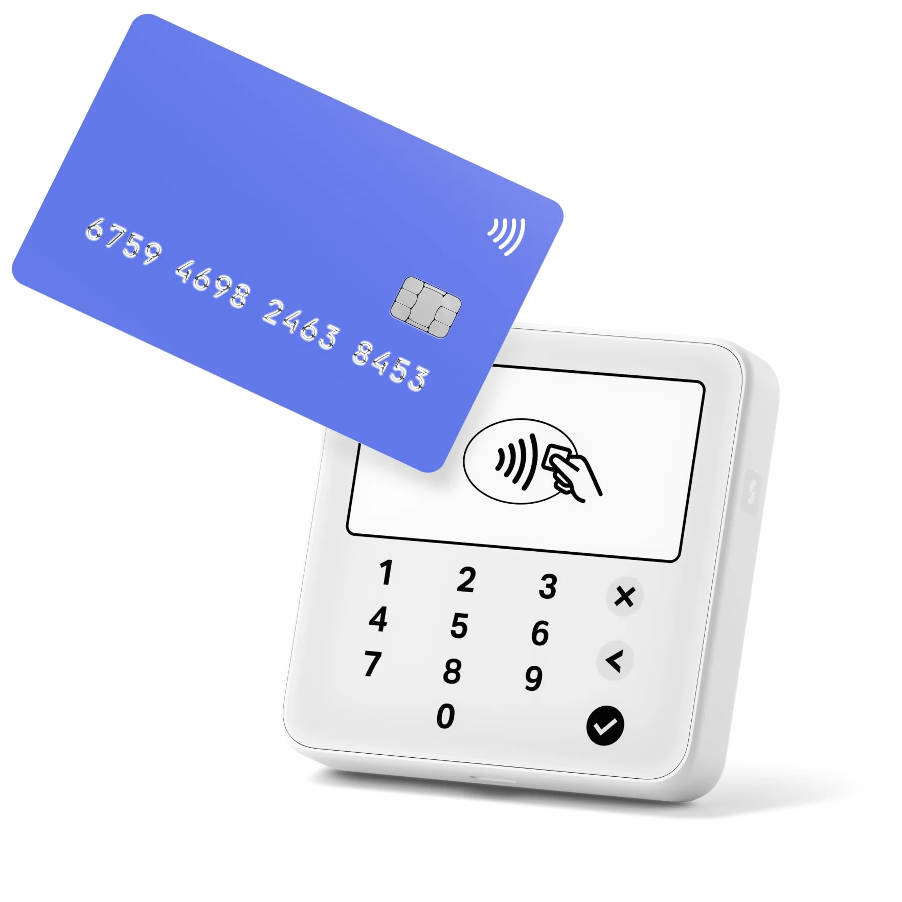SUMUP Solo Lite Terminale POS Portatile Contactless Bluetooth Bianco